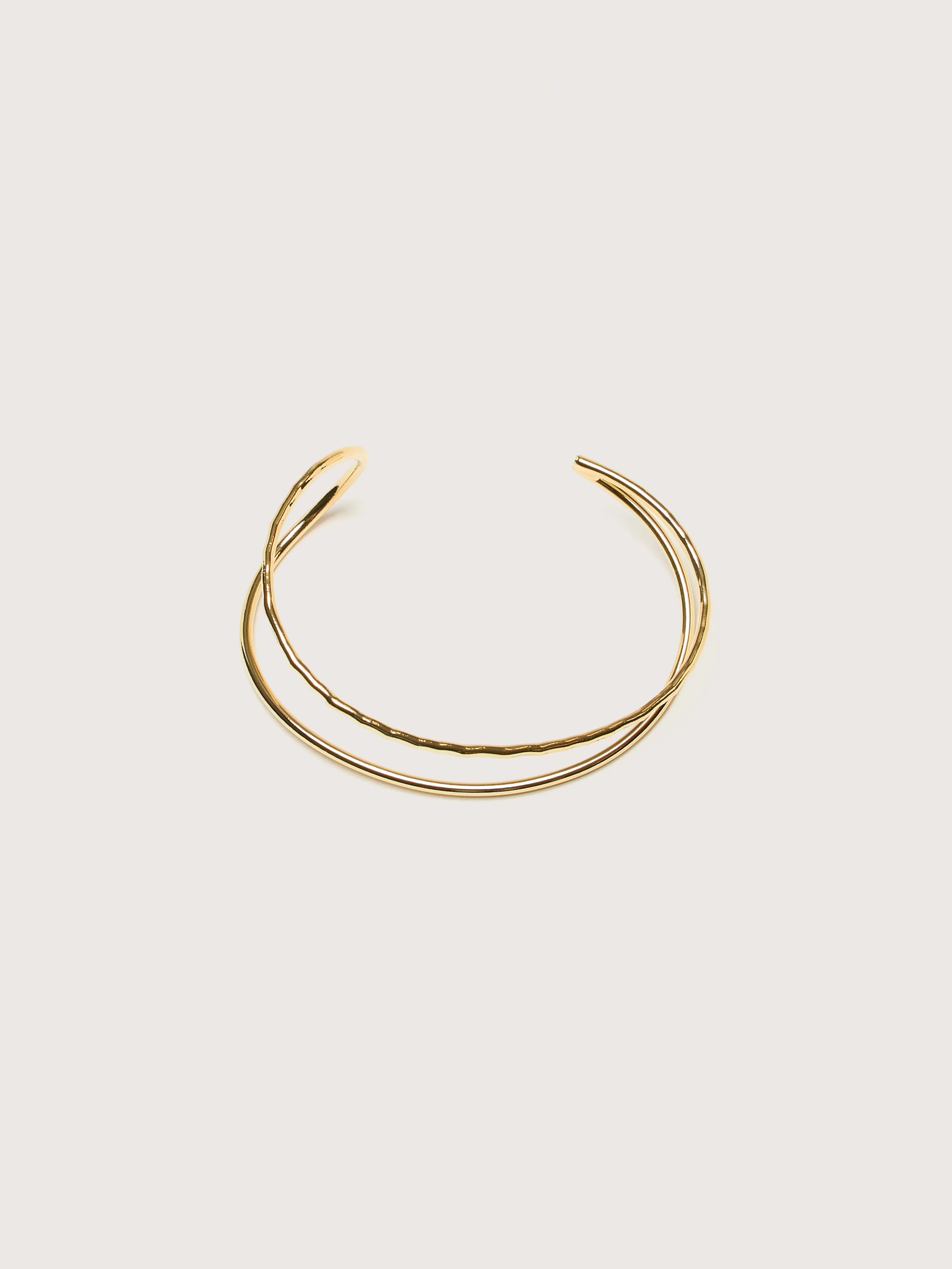 Eve Asymmetrical Bangle Bracelet (242 / W / GOLD) sold by Bellrose product image thumbnail 4