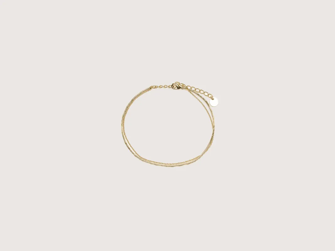 Promesse Wrap Bangle (242 / W / GOLD) sold by Bellrose