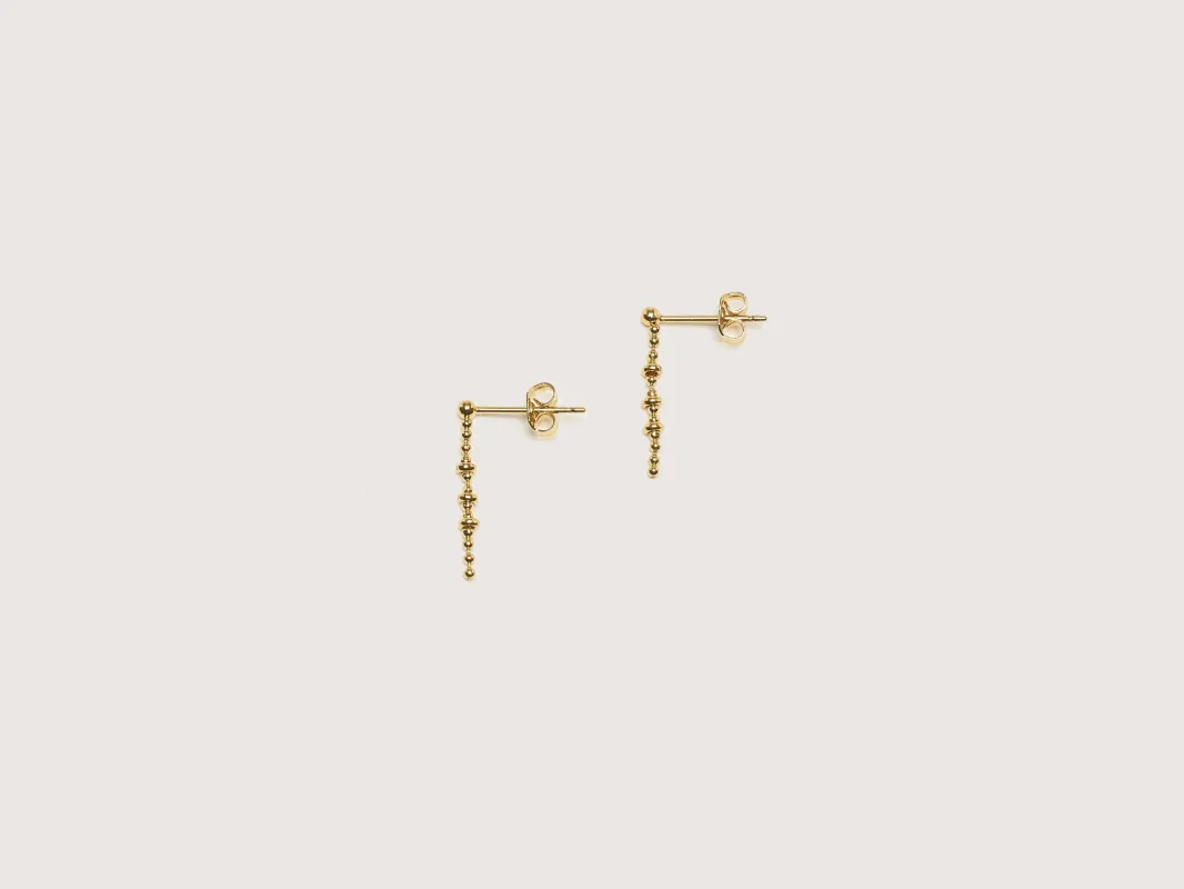 Océane Stud Earrings (242 / W / GOLD) sold by Bellrose