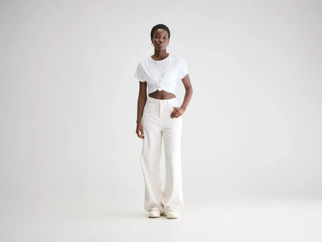 Denim N. 64 wide jeans (252 / W / VINTAGE WHITE) sold by Bellrose