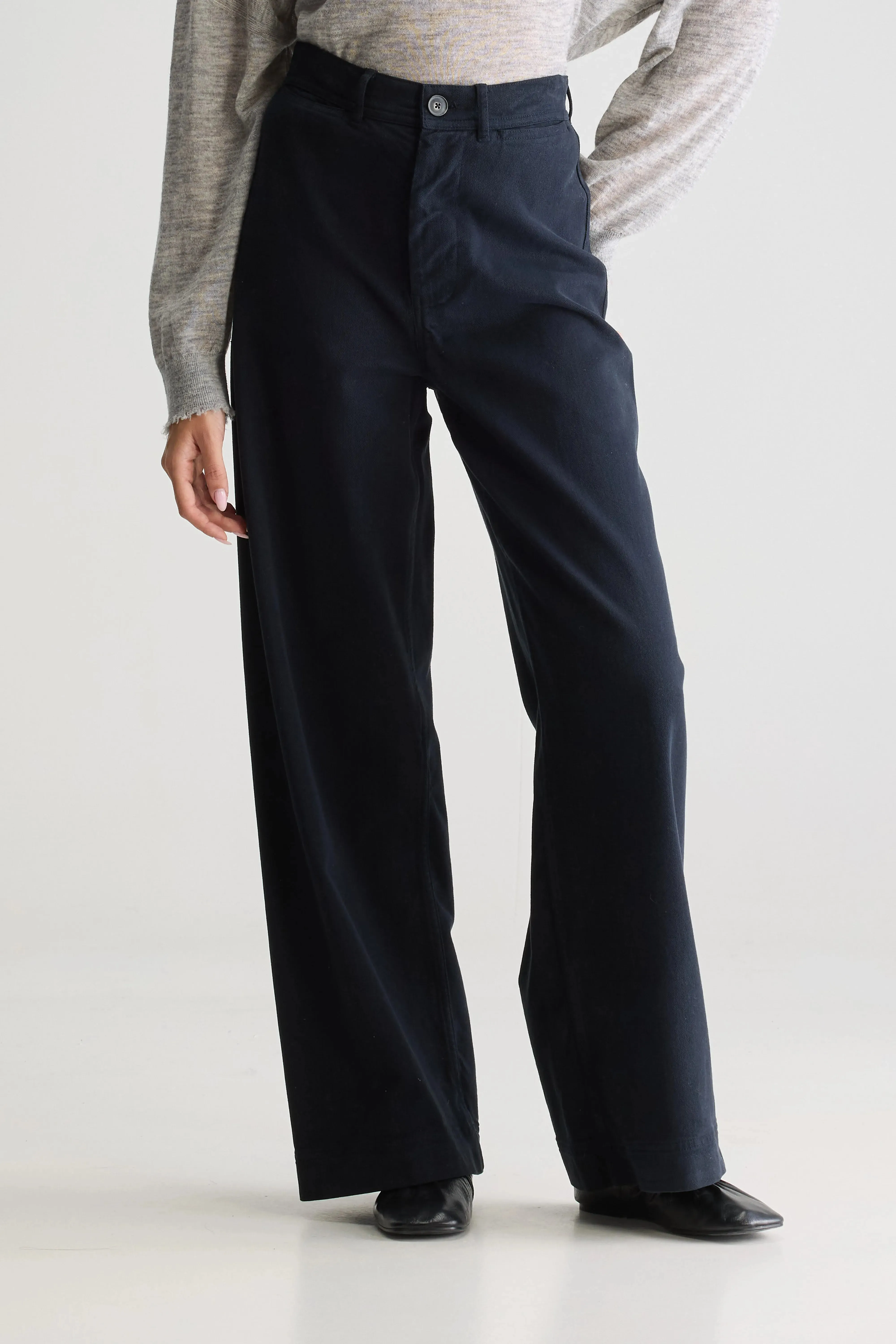 Lottie wide trousers (252 / W / NAVY) sold by Bellrose product image thumbnail 3