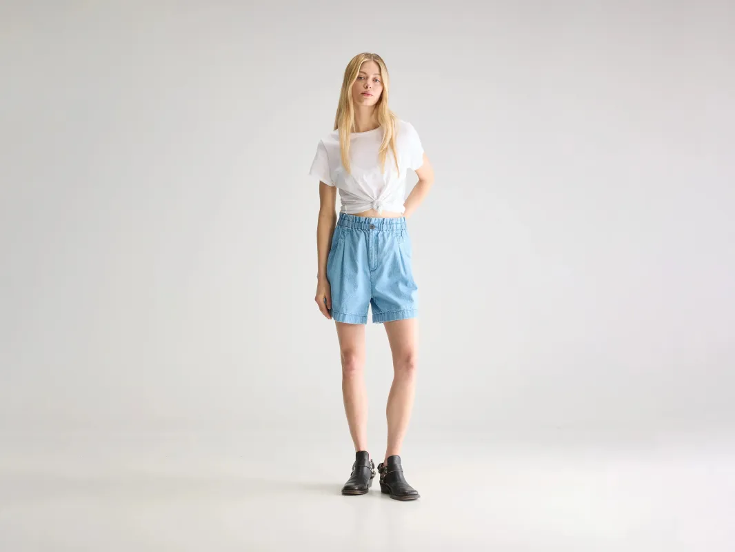 Willa relaxed shorts (251 / W / LT BLUE BLEACH) sold by Bellrose