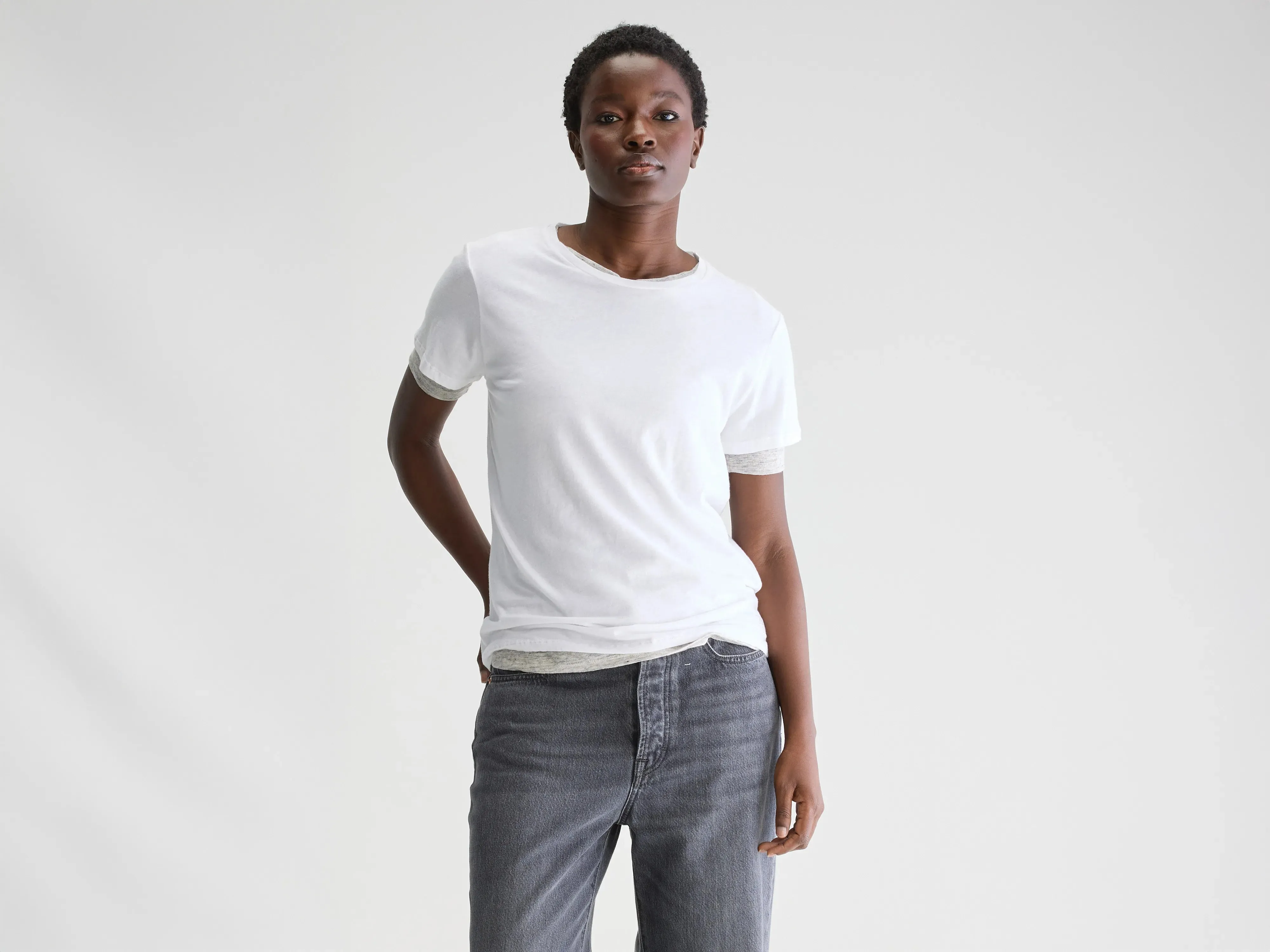 Covi short-sleeve white t-shirt (252 / W / WHITE) sold by Bellrose