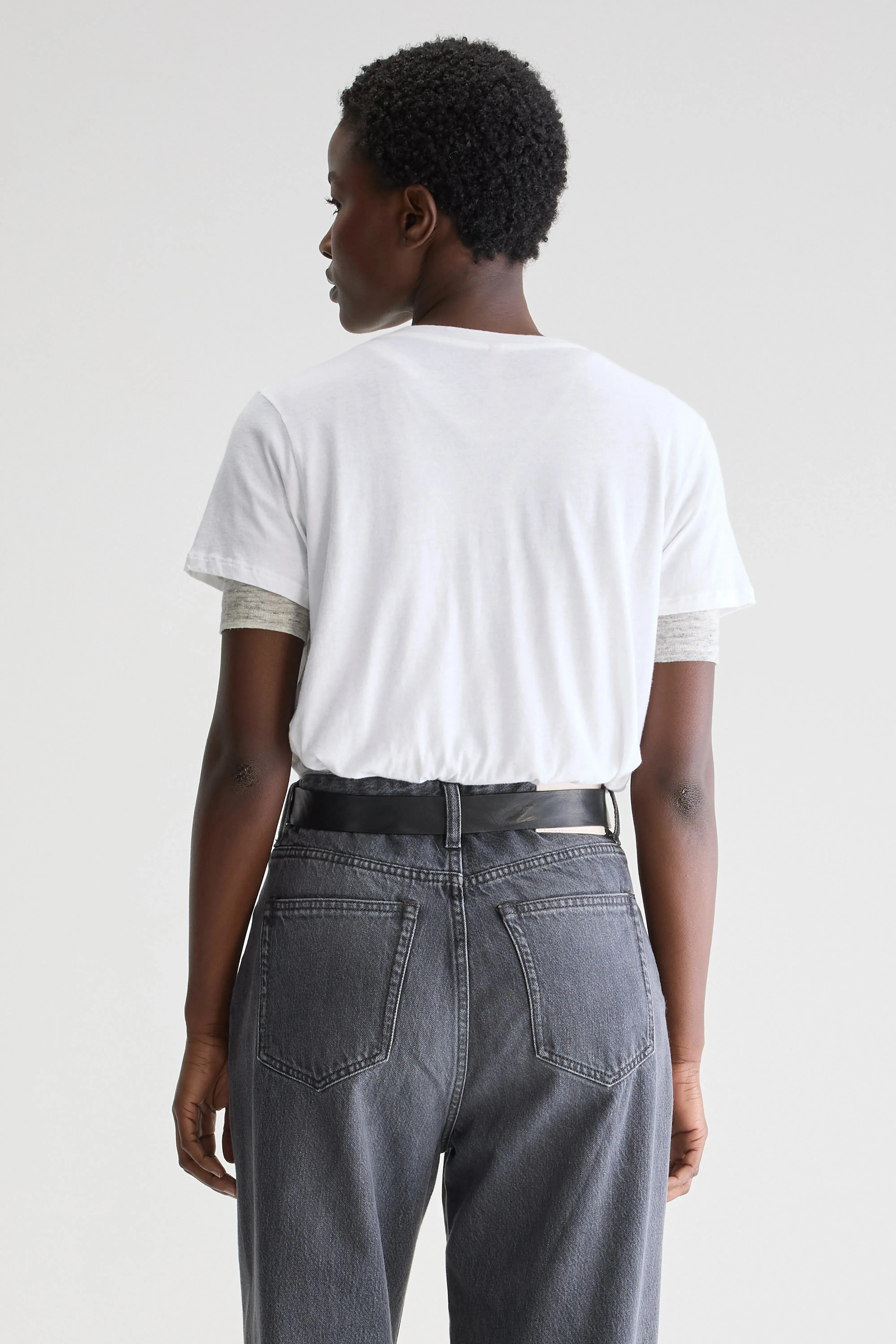 Covi short-sleeve white t-shirt (252 / W / WHITE) sold by Bellrose product image thumbnail 4