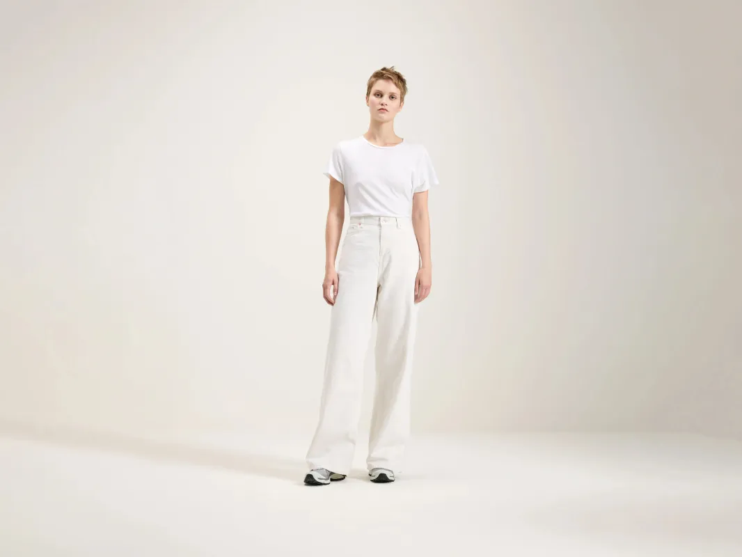 Denim N. 64 wide jeans (242 / W / VINTAGE WHITE) sold by Bellrose