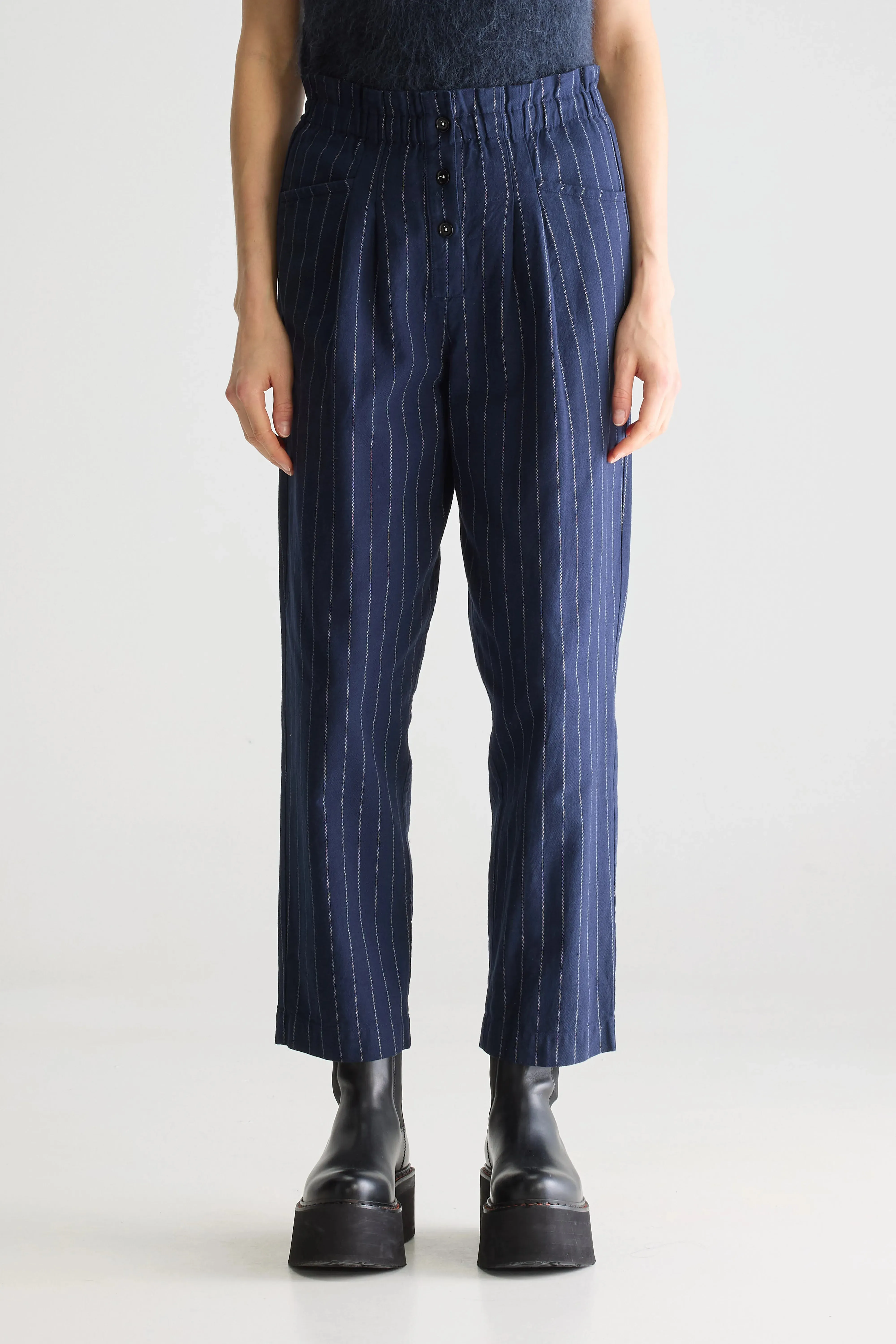 Lilo paperbag trousers (252 / W / STRIPE A) sold by Bellrose product image thumbnail 3