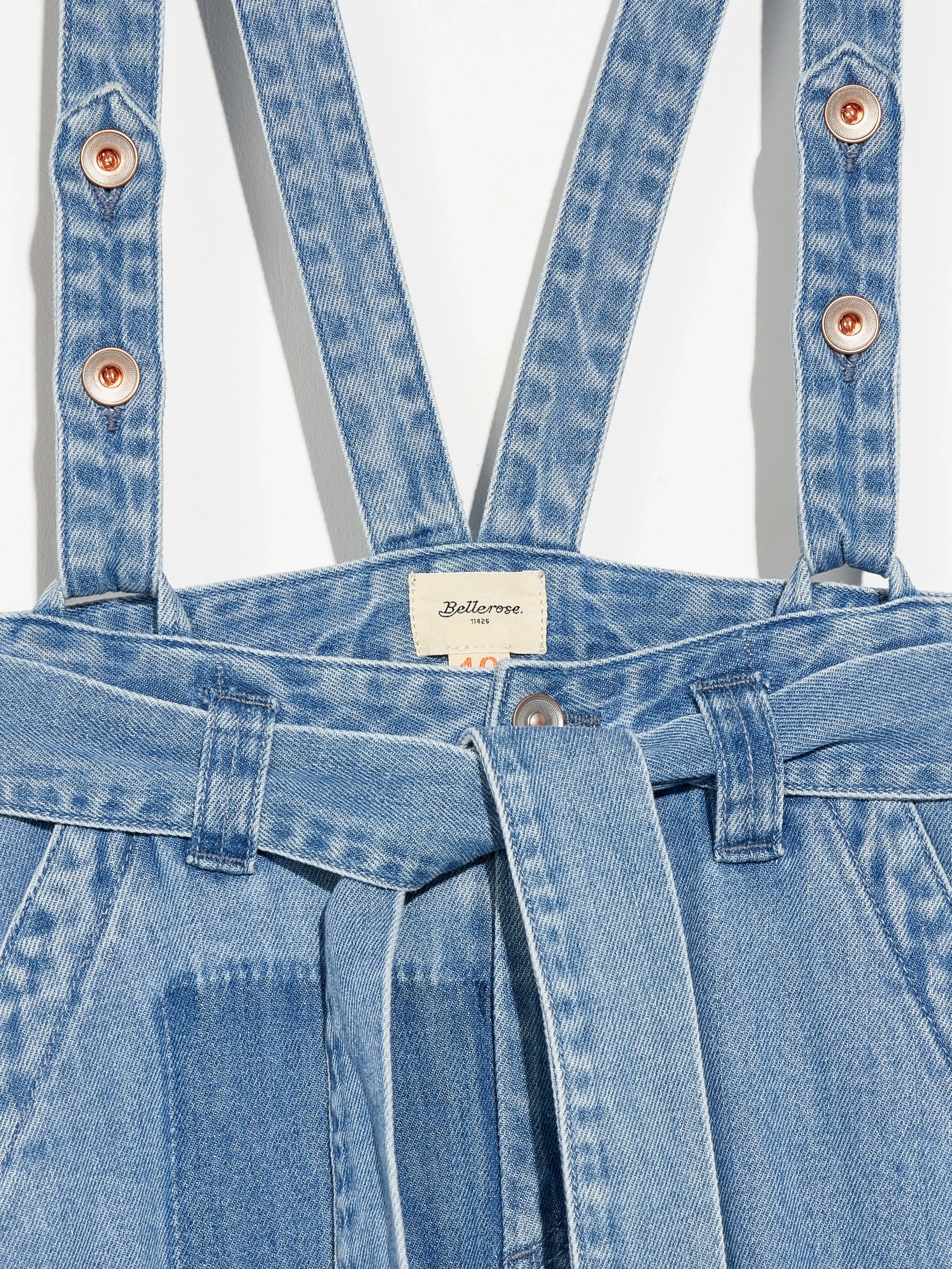priya overalls (241 / G / MD BLUE BLEACH) sold by Bellrose product image thumbnail 4