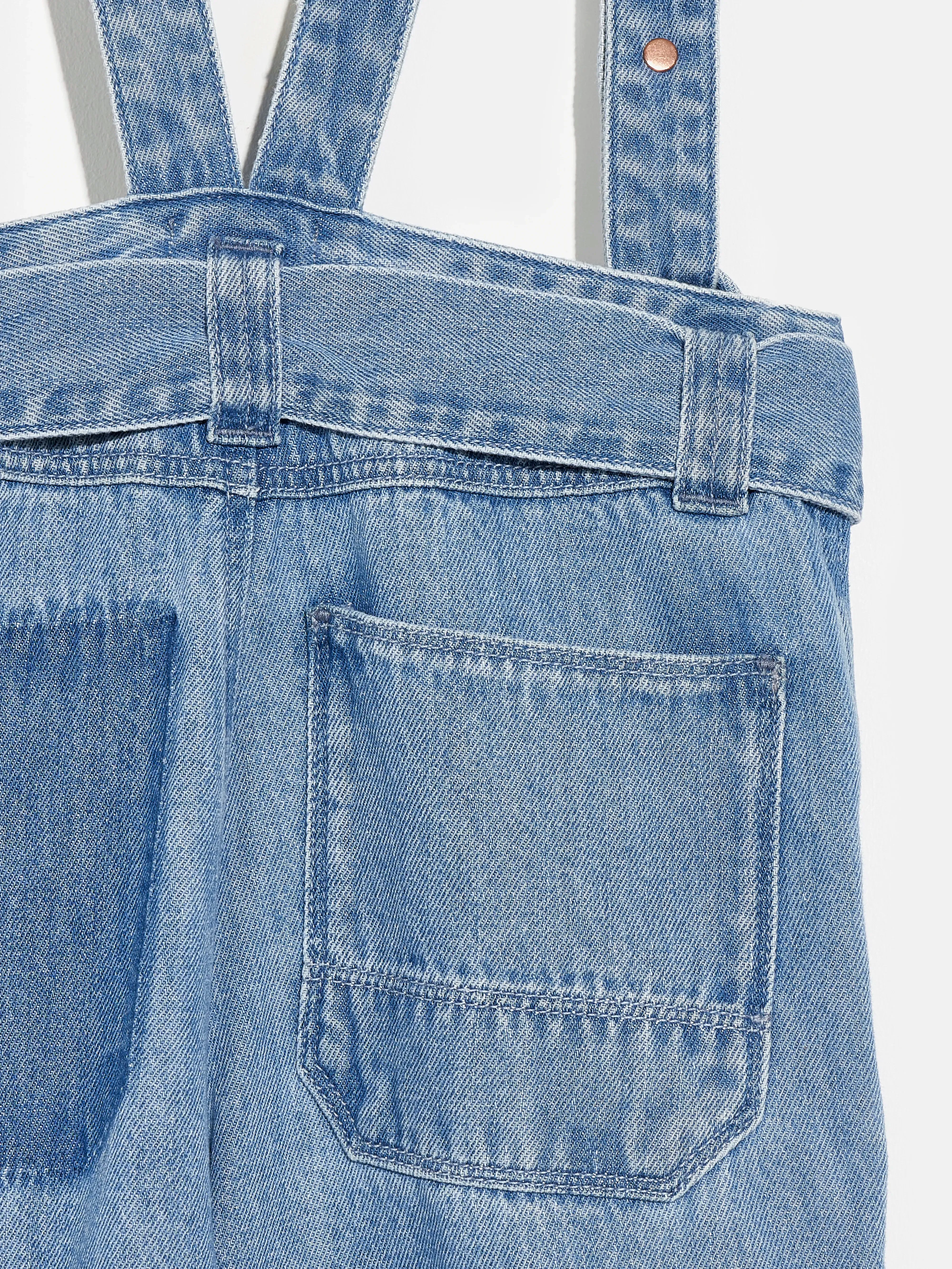 priya overalls (241 / G / MD BLUE BLEACH) sold by Bellrose product image thumbnail 5