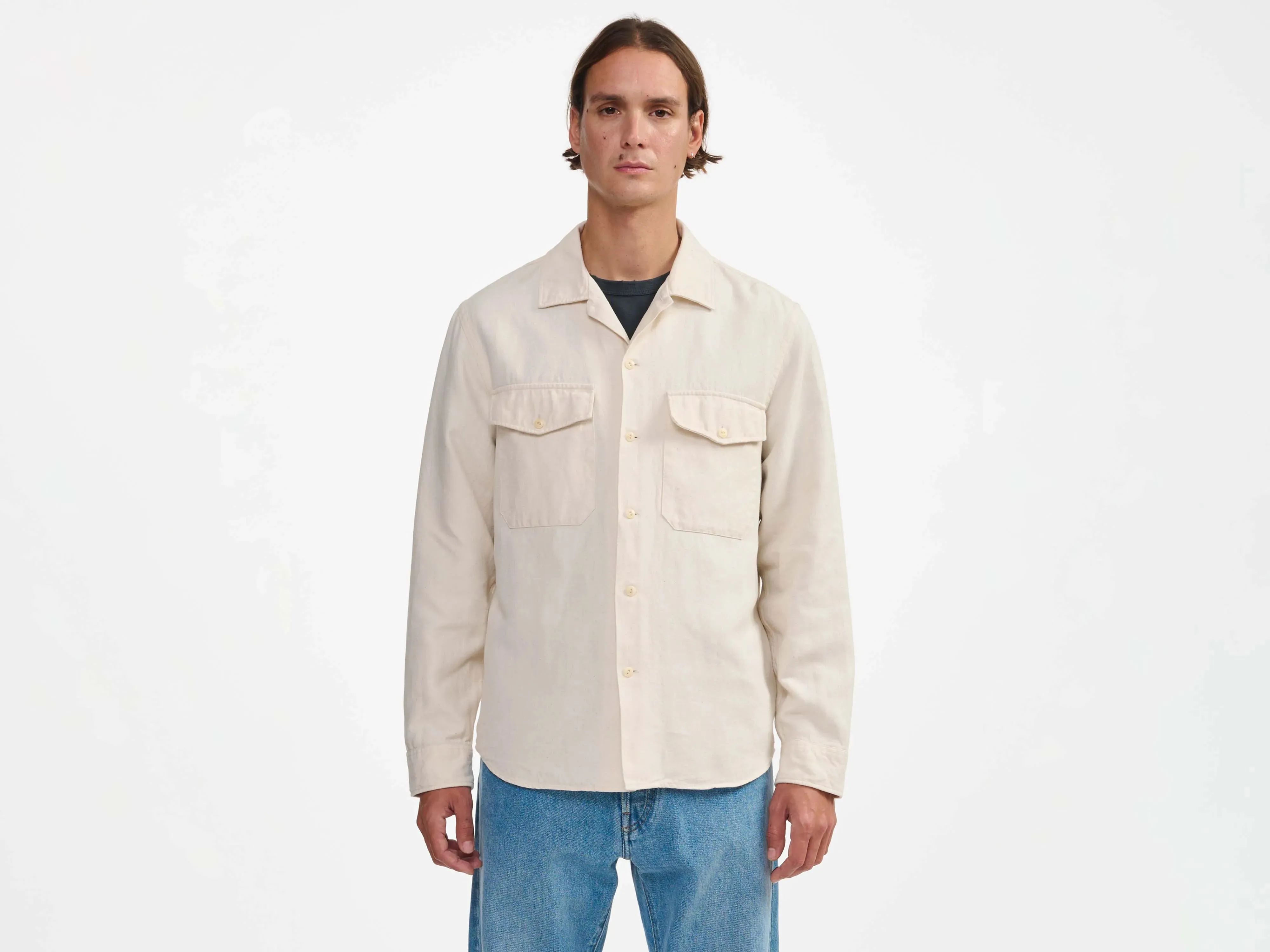 francis shirt (241 / M / NATURAL) sold by Bellrose