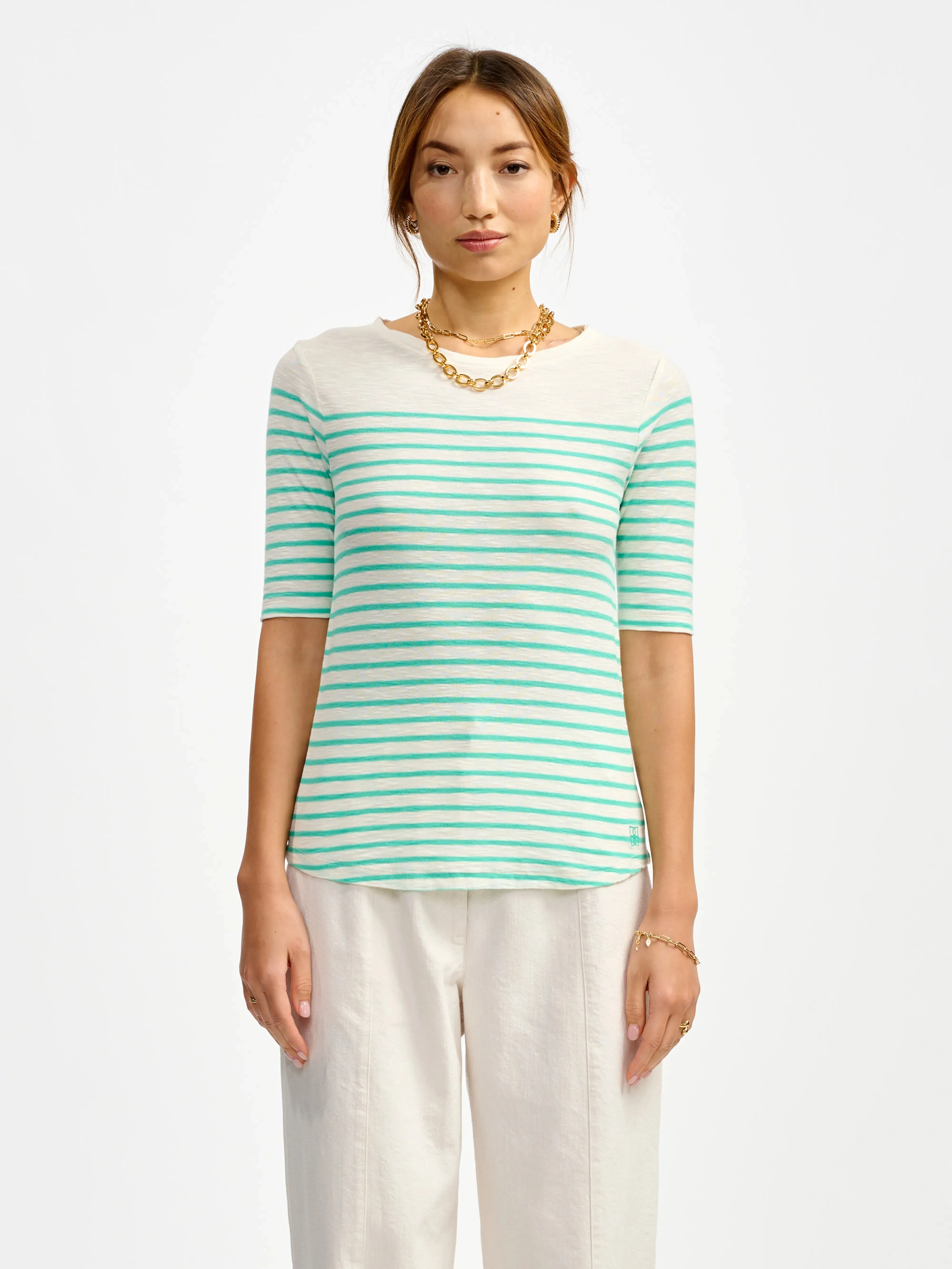 mias t-shirt (241 / W / STRIPE C) sold by Bellrose product image thumbnail 2