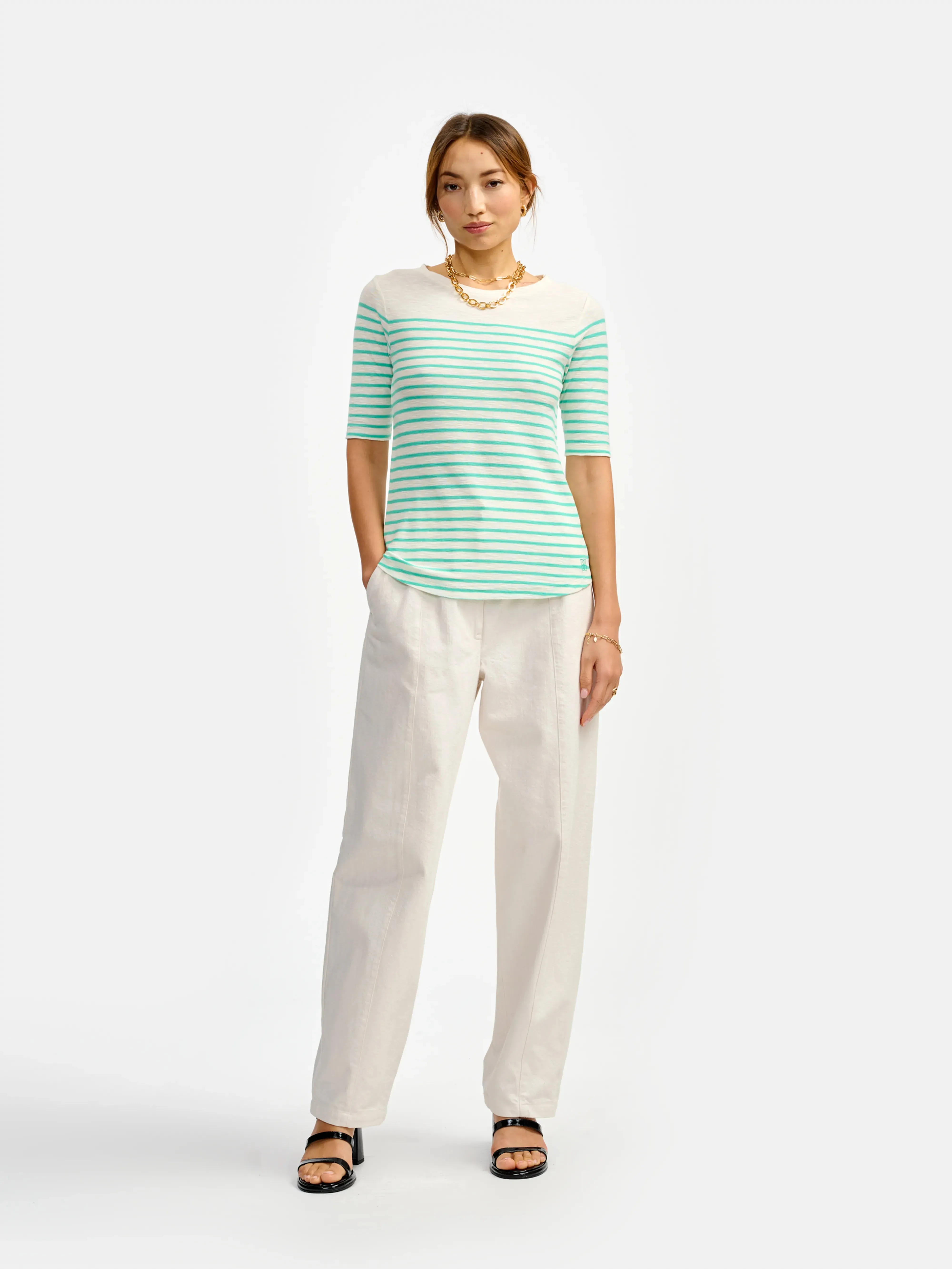 mias t-shirt (241 / W / STRIPE C) sold by Bellrose product image thumbnail 3