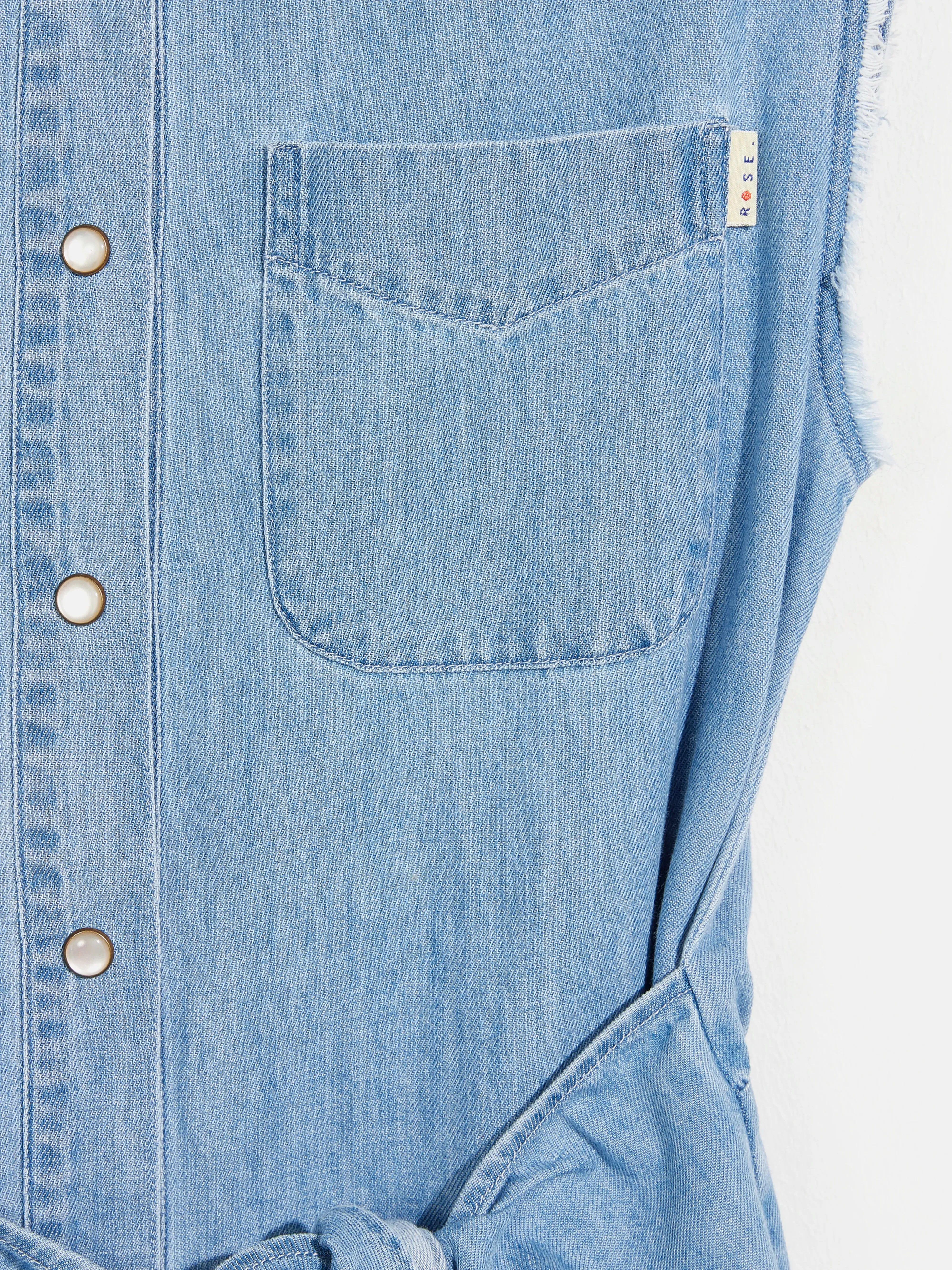 violet dress (241 / G / MD BLUE BLEACH) sold by Bellrose product image thumbnail 5