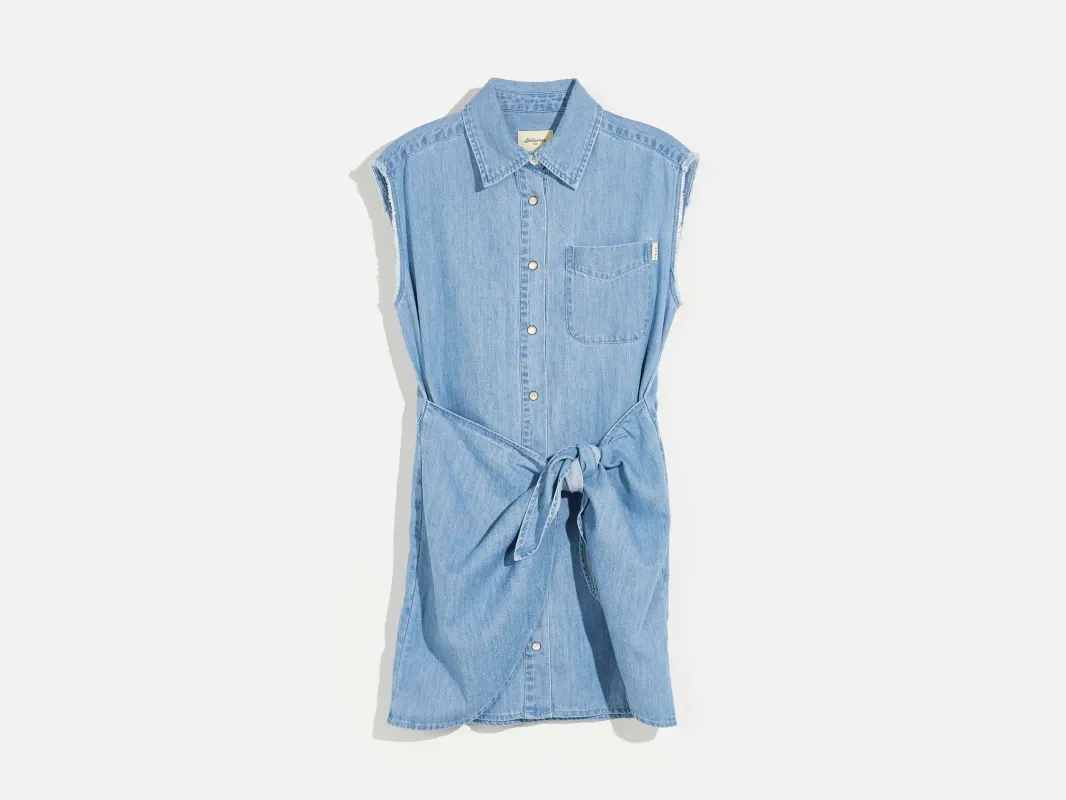 violet dress (241 / G / MD BLUE BLEACH) made by Bellerose