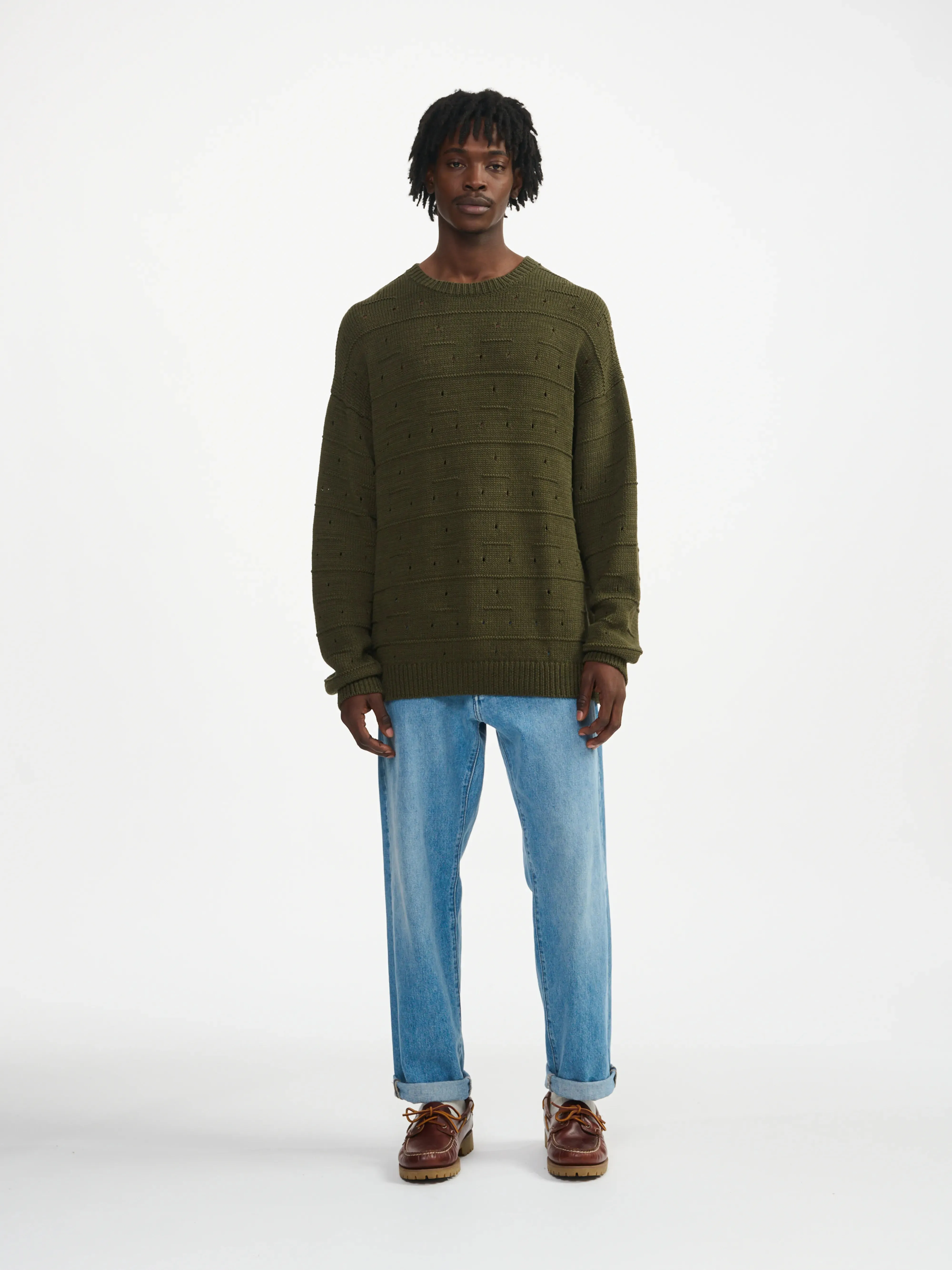 accro sweater (241 / M / OLIVE NIGHT) sold by Bellrose product image thumbnail 2