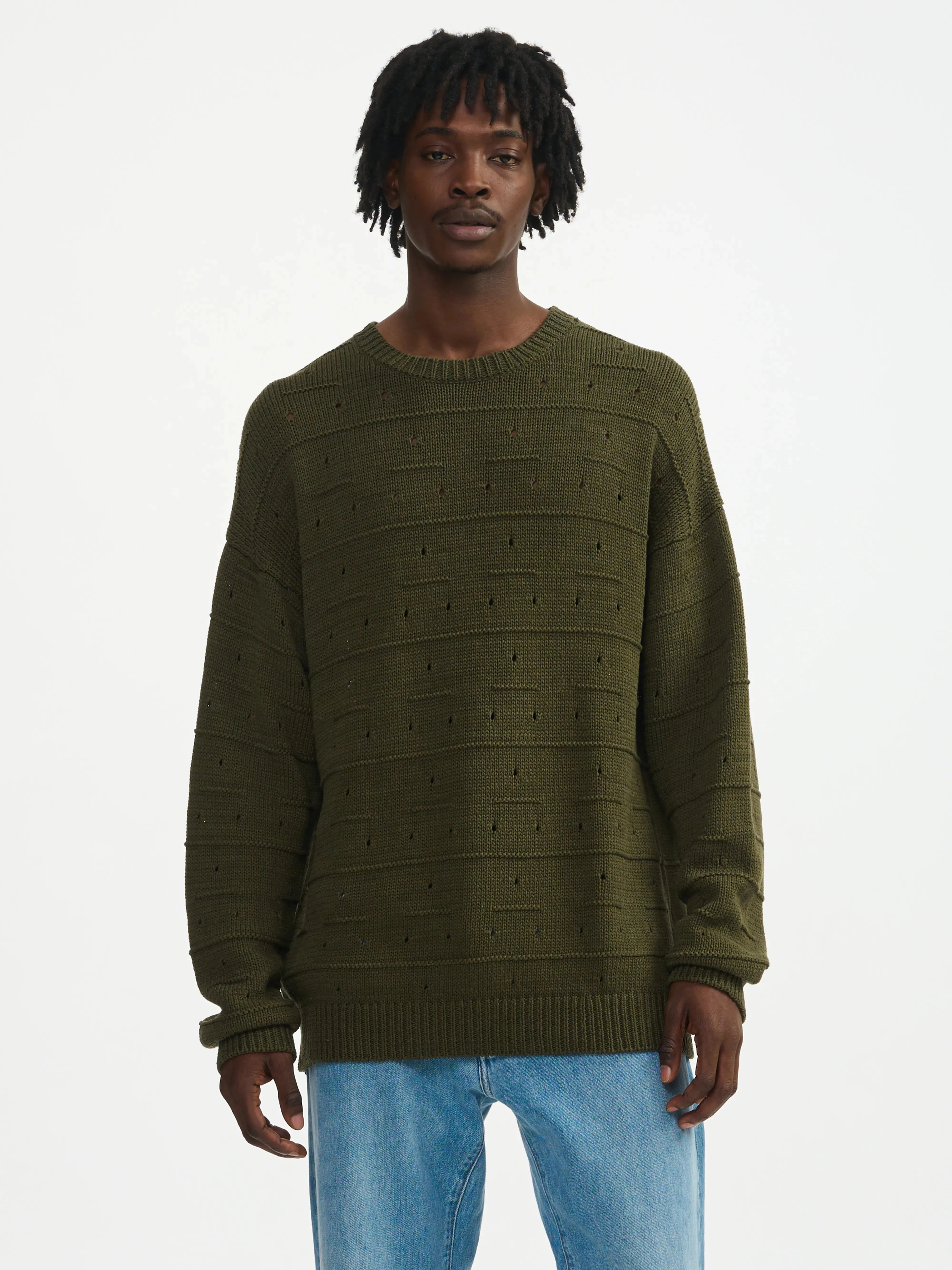 accro sweater (241 / M / OLIVE NIGHT) sold by Bellrose product image thumbnail 3