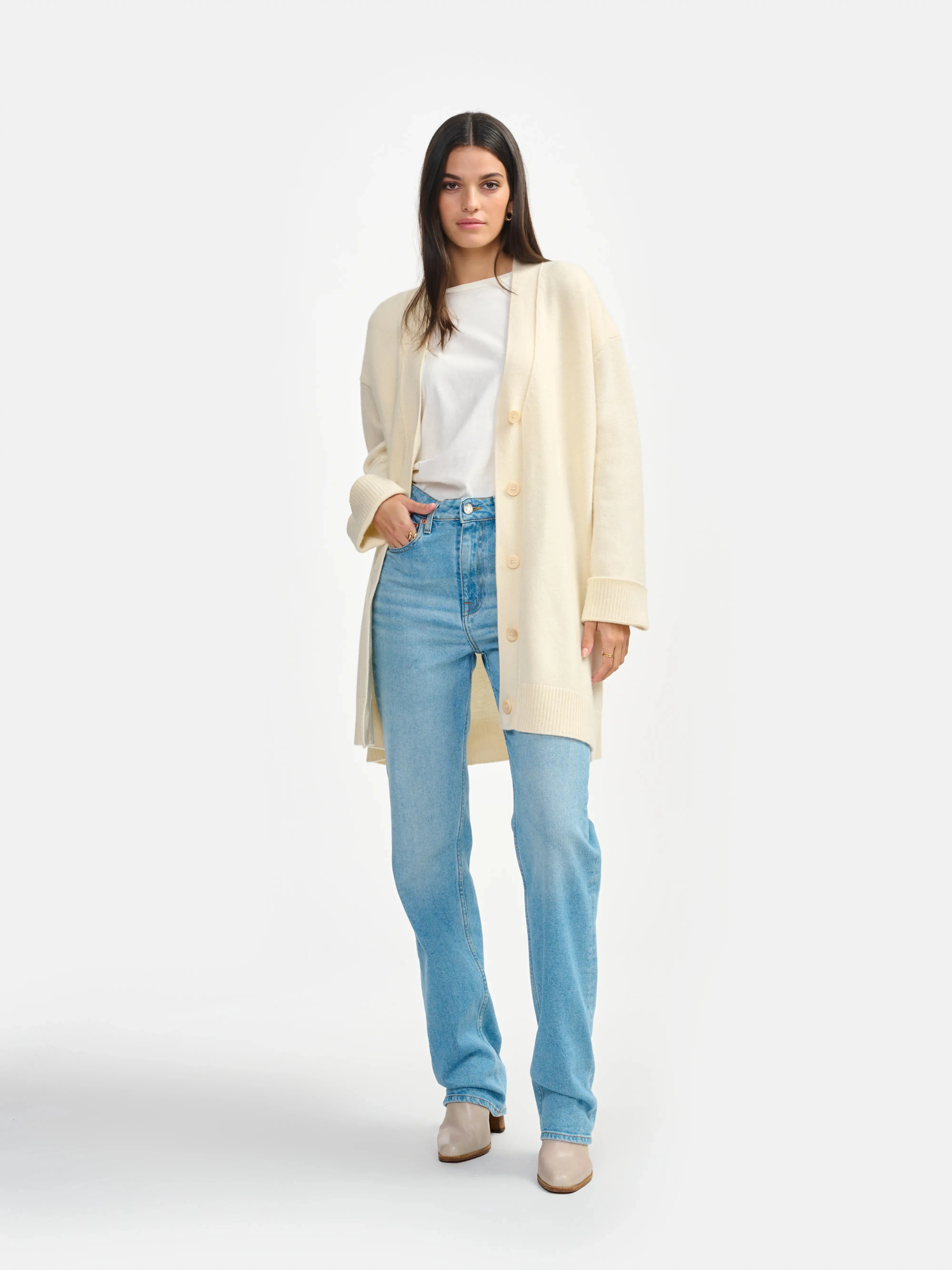 gadand cardigan (241 / W / NATURAL) sold by Bellrose product image thumbnail 2