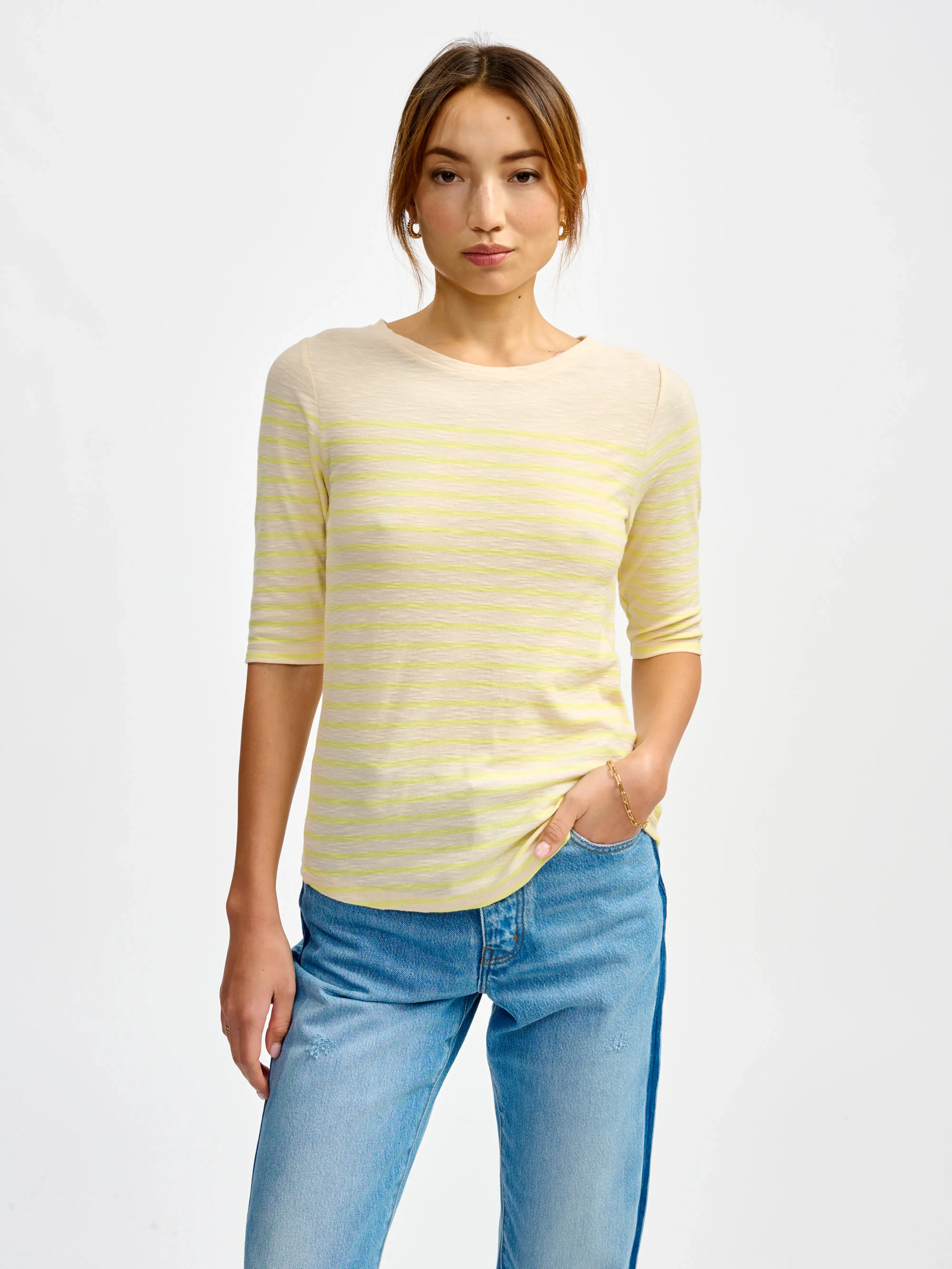 mias t-shirt (241 / W / STRIPE B) sold by Bellrose product image thumbnail 2