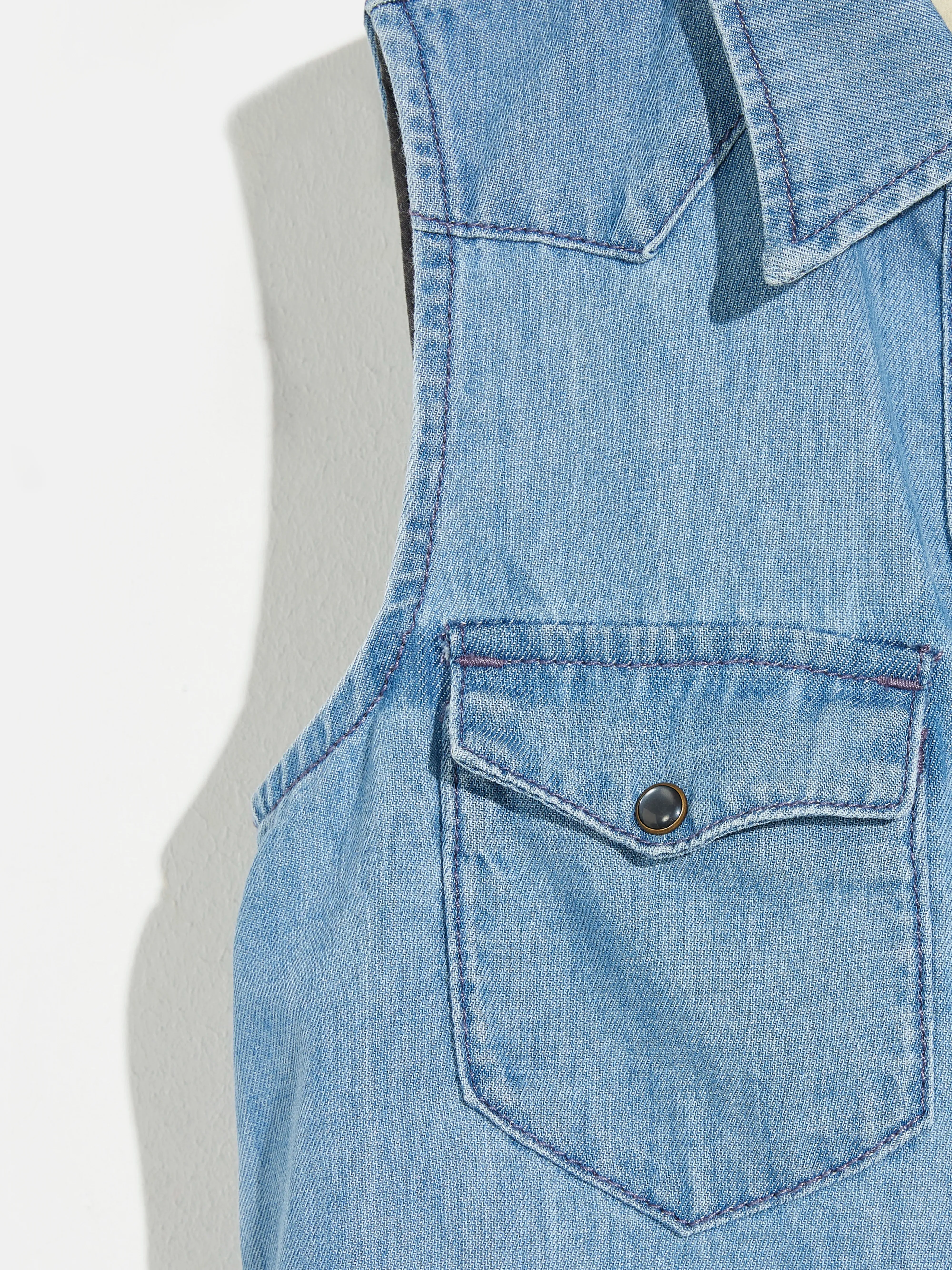 patent shirt (241 / G / MD BLUE BLEACH) sold by Bellrose product image thumbnail 5