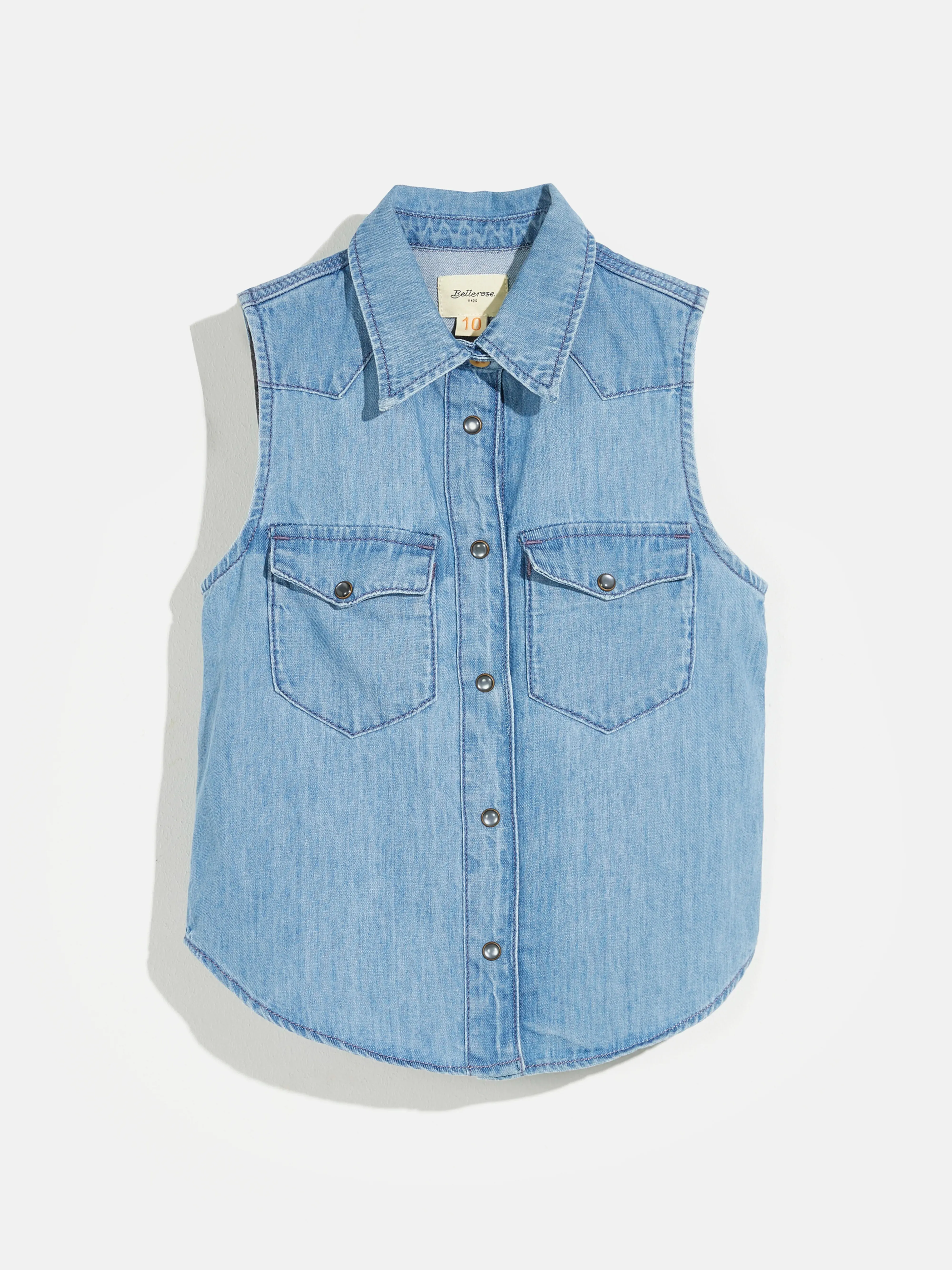 patent shirt (241 / G / MD BLUE BLEACH) sold by Bellrose product image thumbnail 2