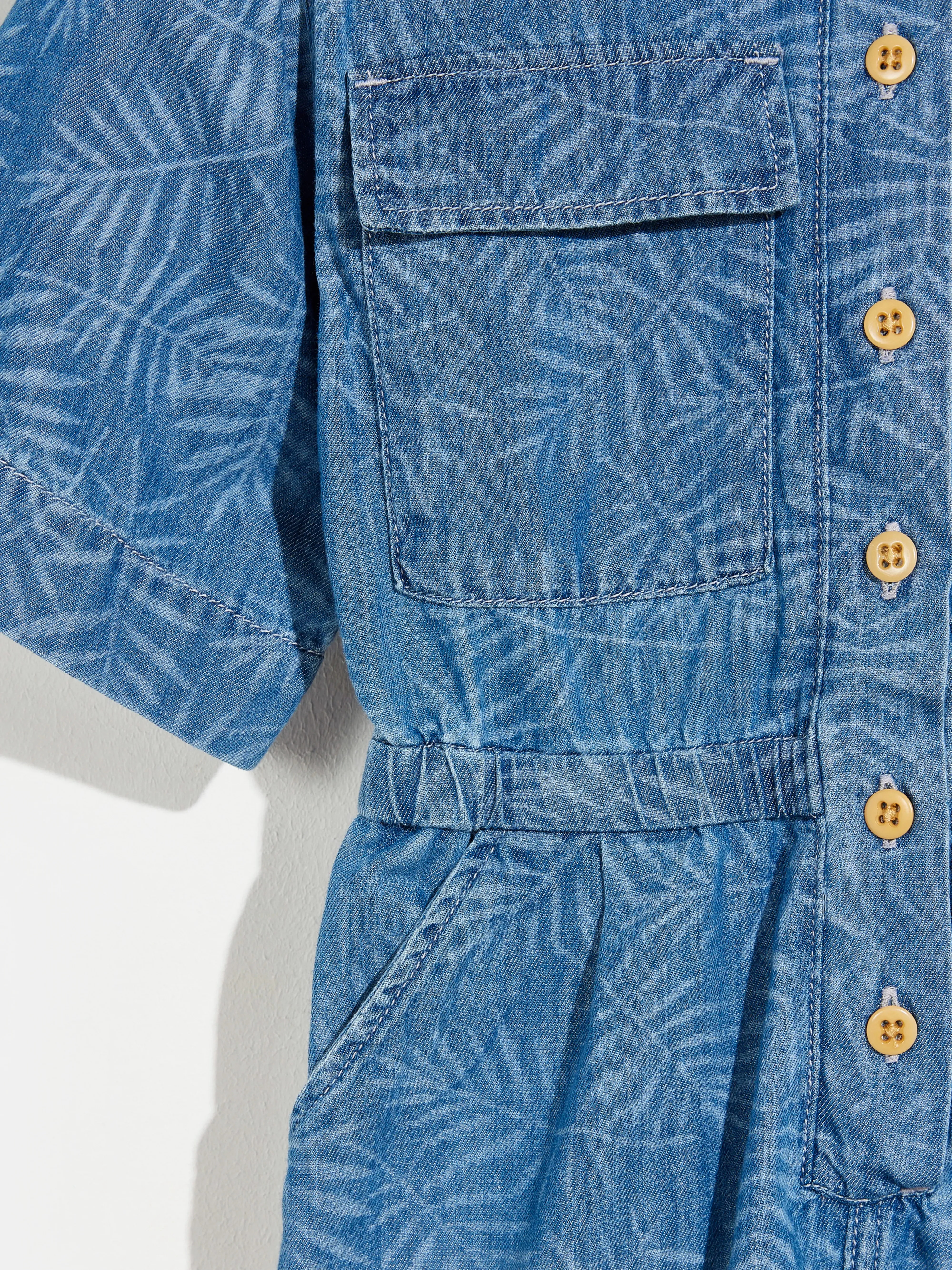 pilates jumpsuit (241 / G / MD BLUE BLEACH) sold by Bellrose product image thumbnail 5