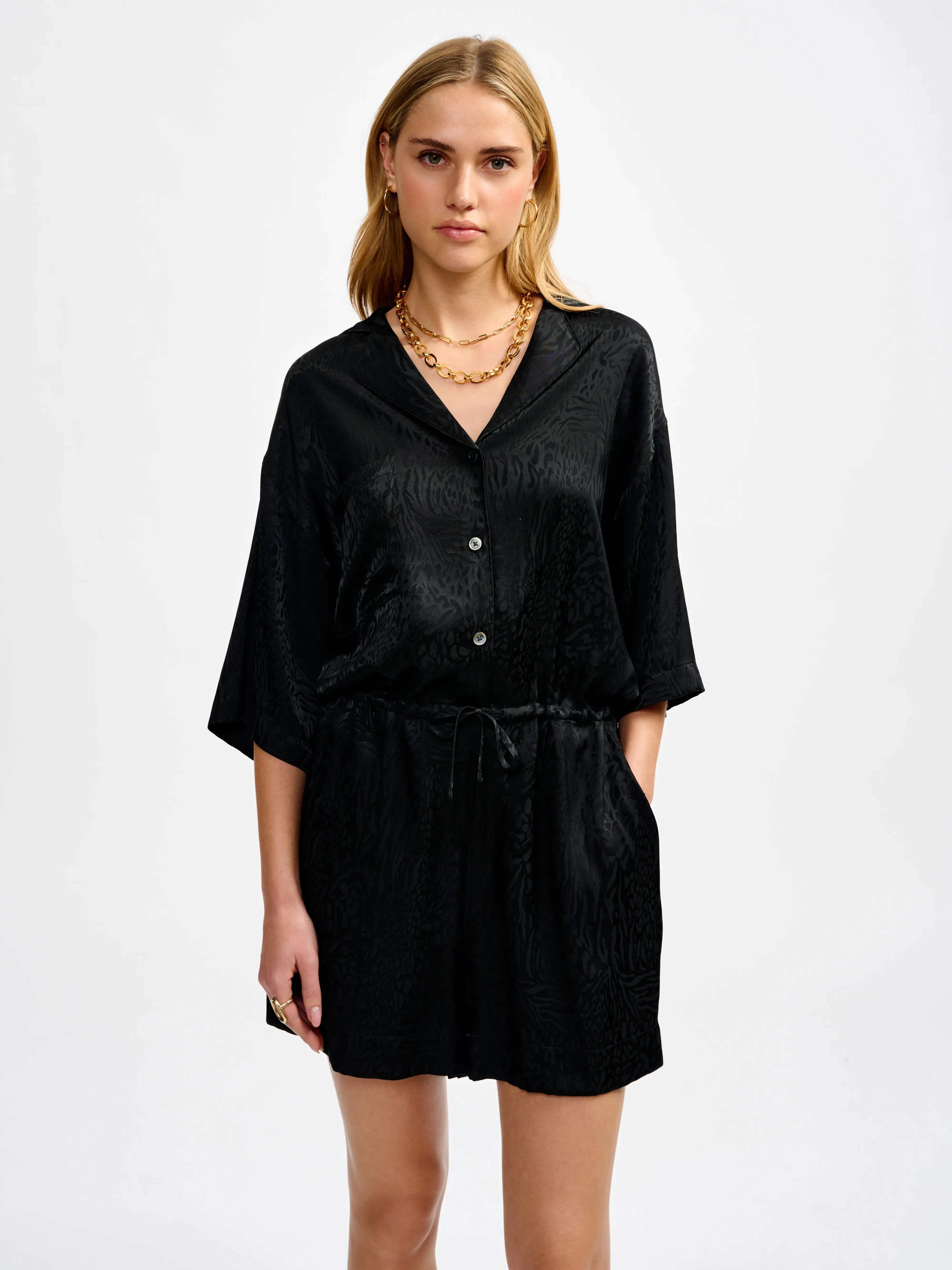 hazia jumpsuit (241 / W / BLACK BEAUTY) sold by Bellrose product image thumbnail 4