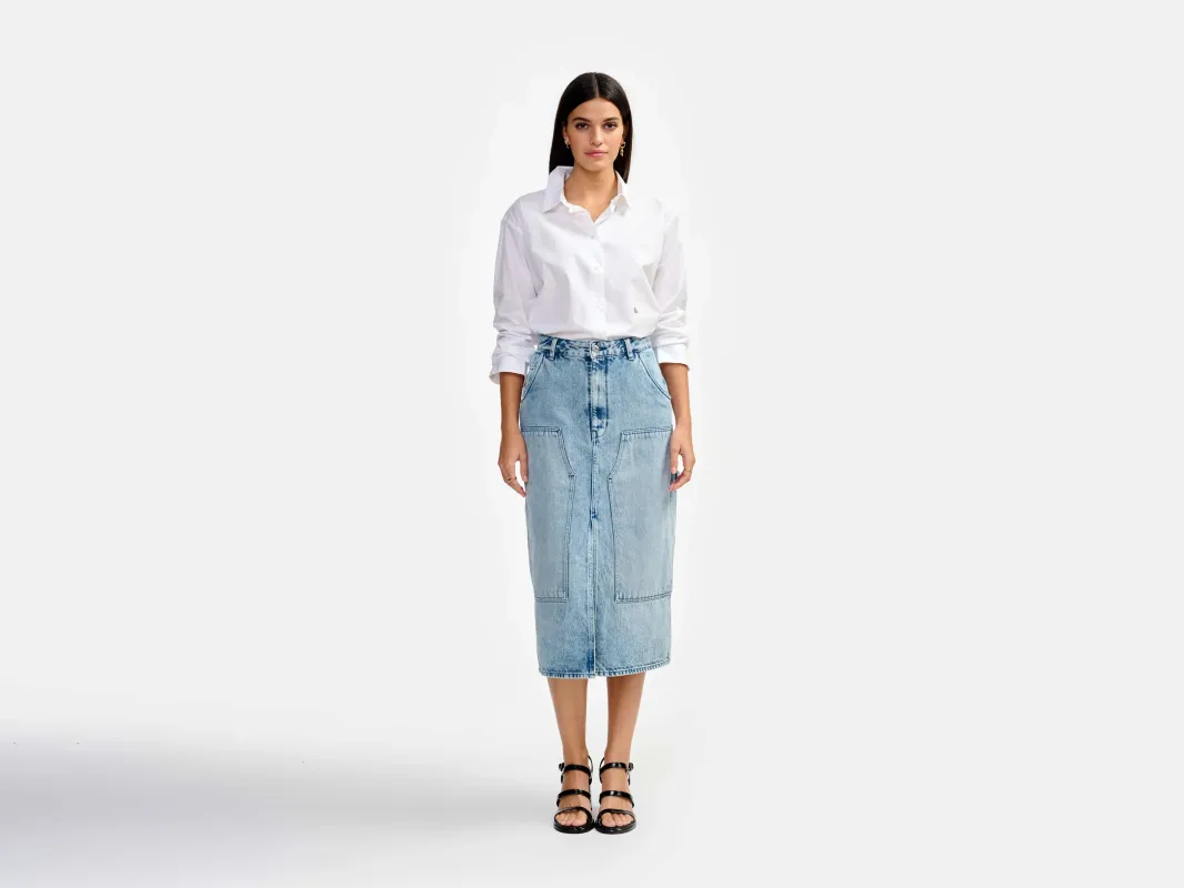 phylo skirt (241 / W / USED LT BLUE) sold by Bellrose