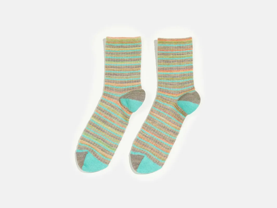 bagg socks (241 / W / STRIPE A) made by Bellerose