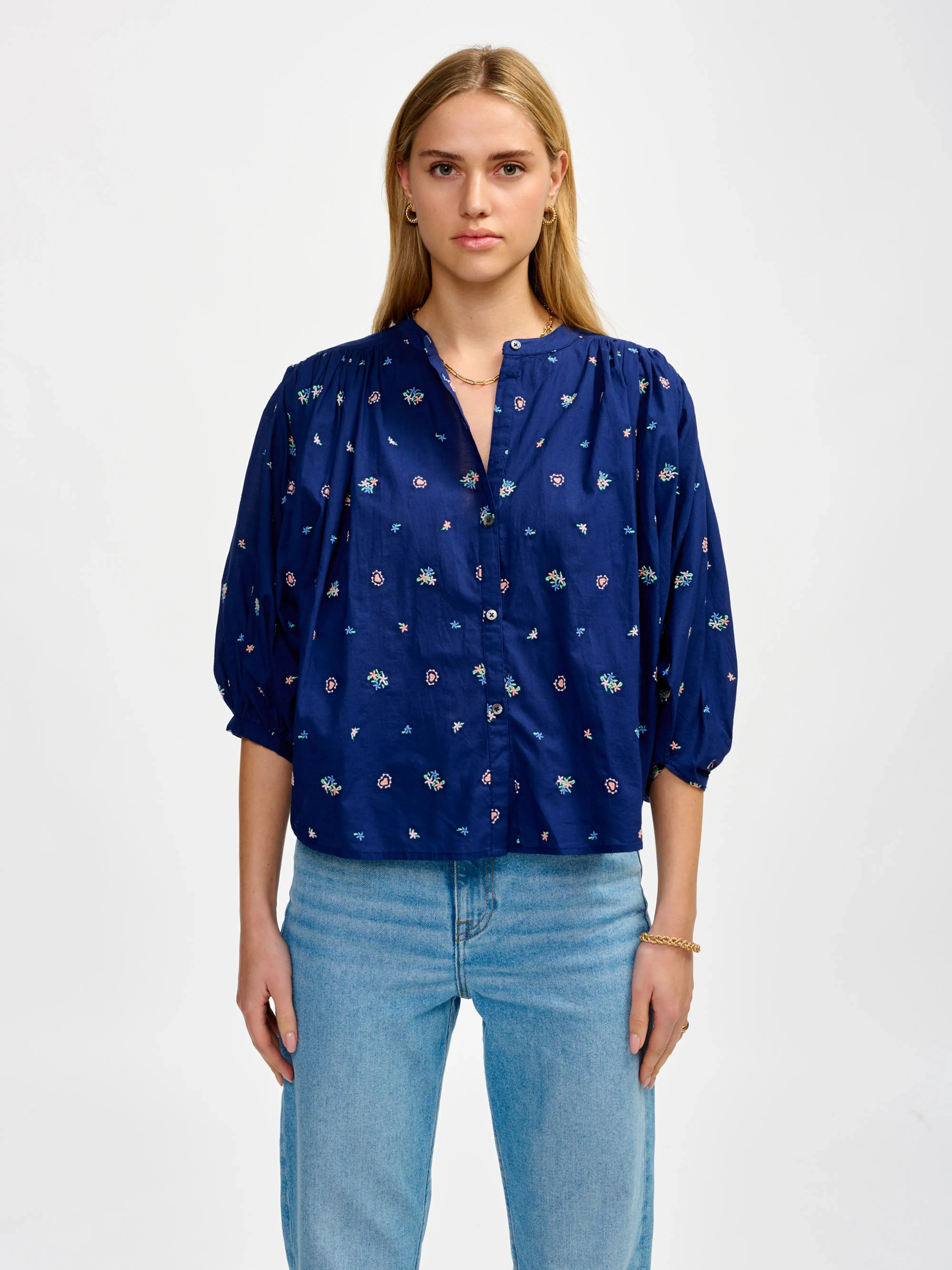 ink blouse (241 / W / COMBO A) sold by Bellrose product image thumbnail 2