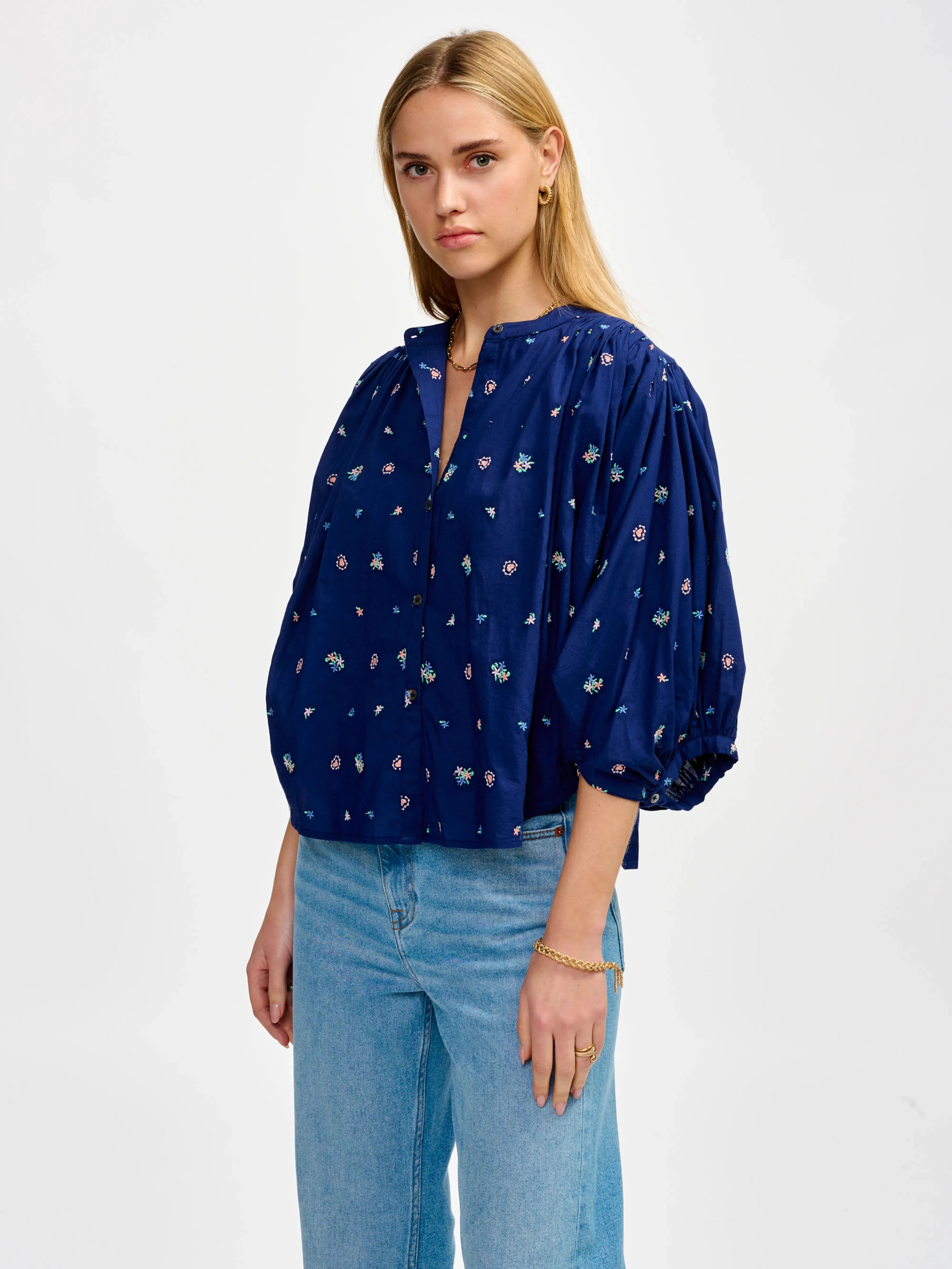 ink blouse (241 / W / COMBO A) sold by Bellrose product image thumbnail 5