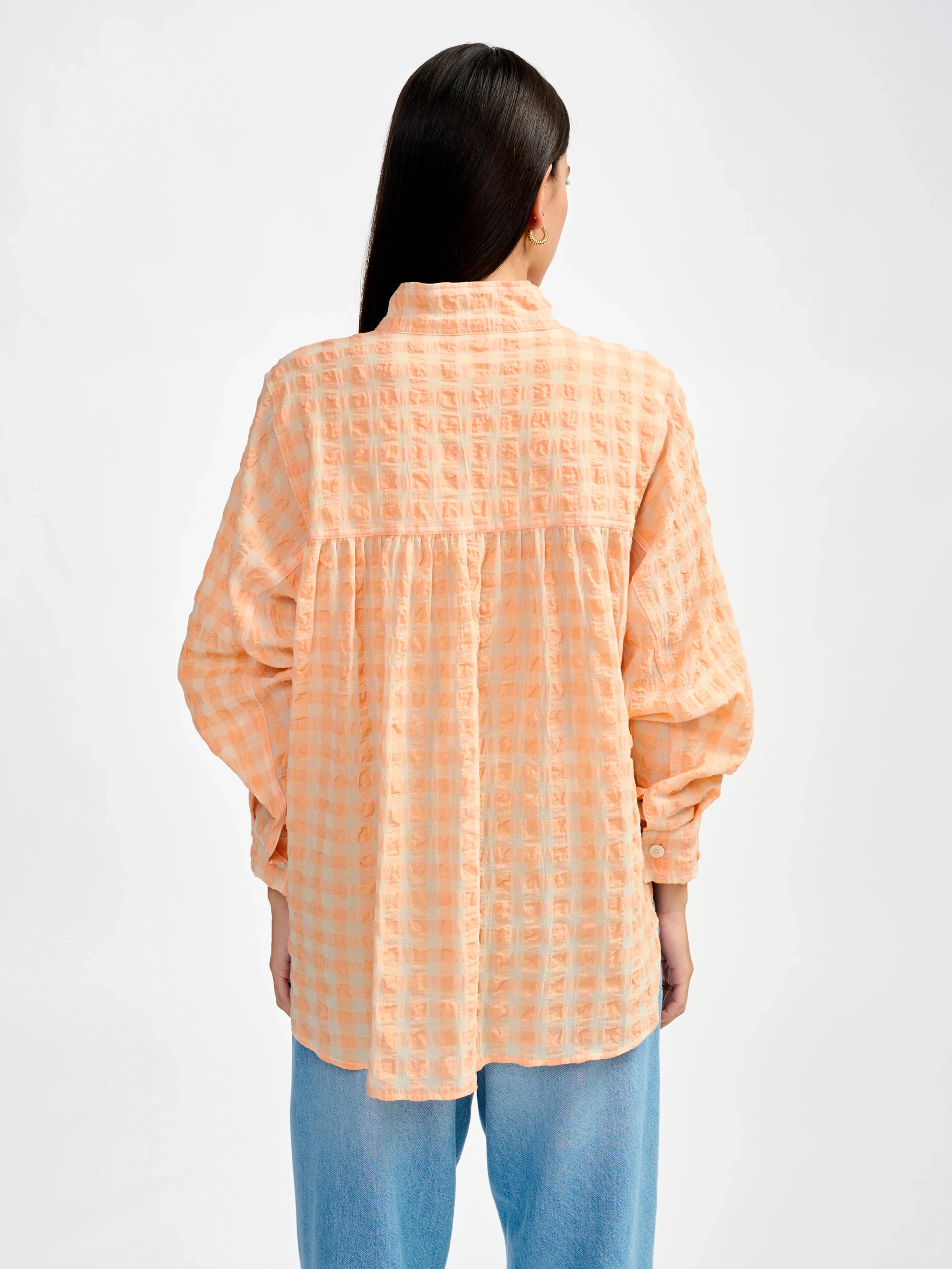 peachy blouse (241 / W / CHECK A) sold by Bellrose product image thumbnail 4
