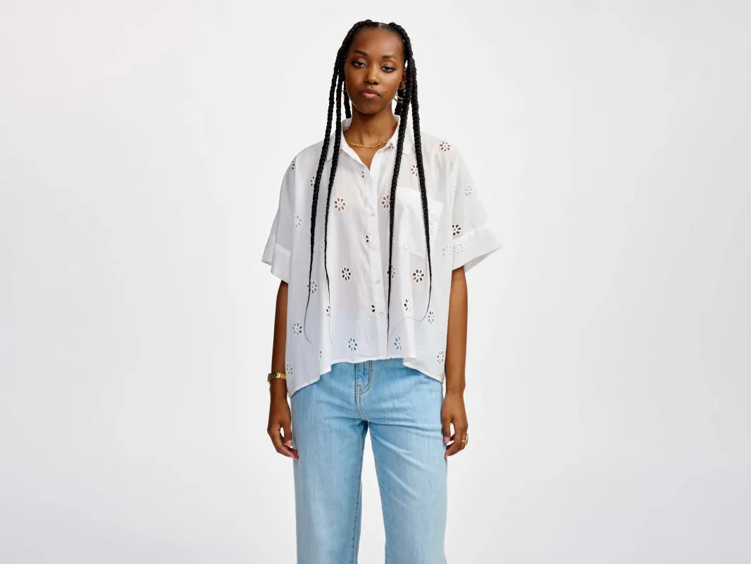 cosmic blouse (241 / W / WHITE) sold by Bellrose