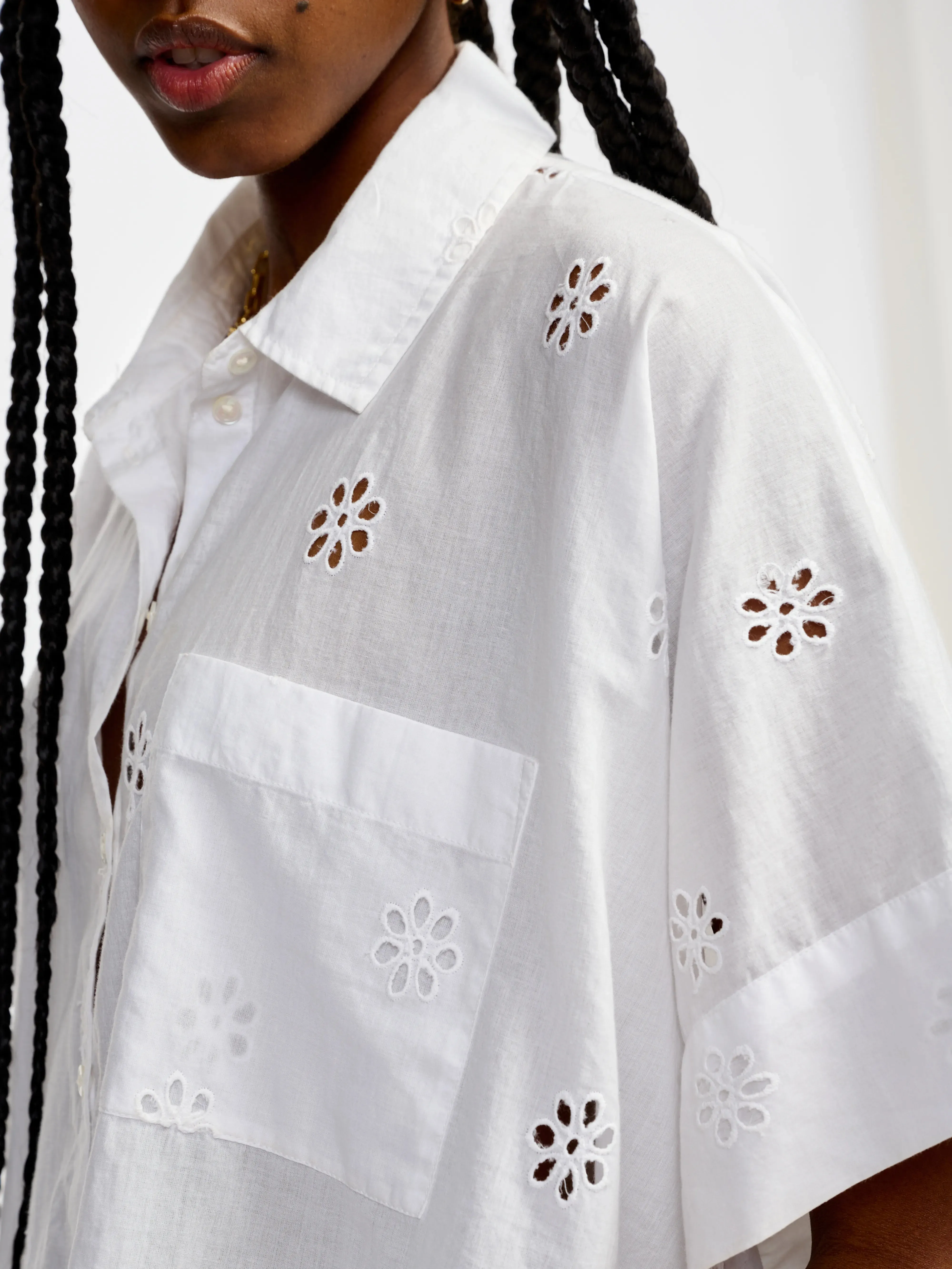 cosmic blouse (241 / W / WHITE) sold by Bellrose product image thumbnail 5