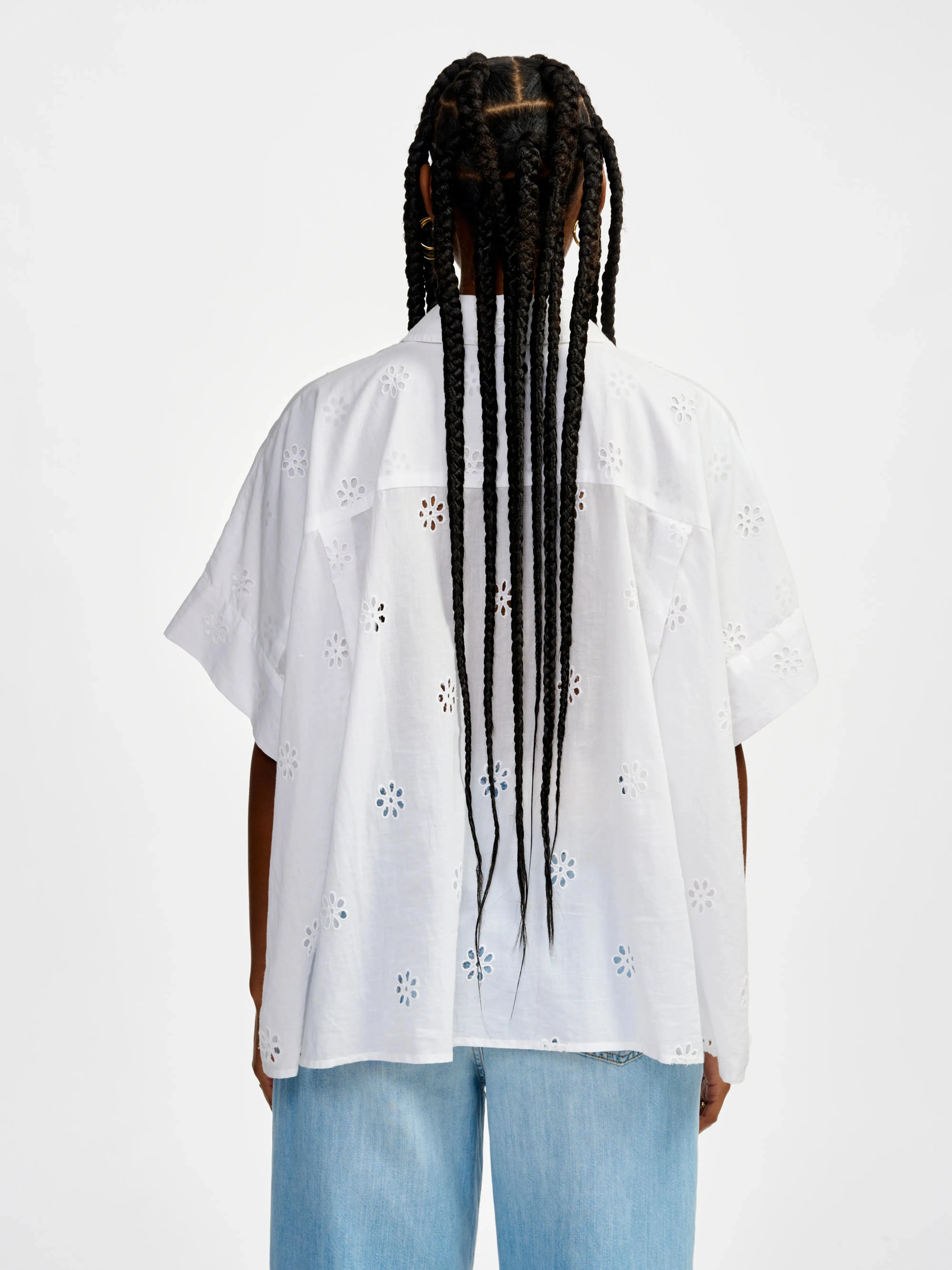 cosmic blouse (241 / W / WHITE) sold by Bellrose product image thumbnail 4