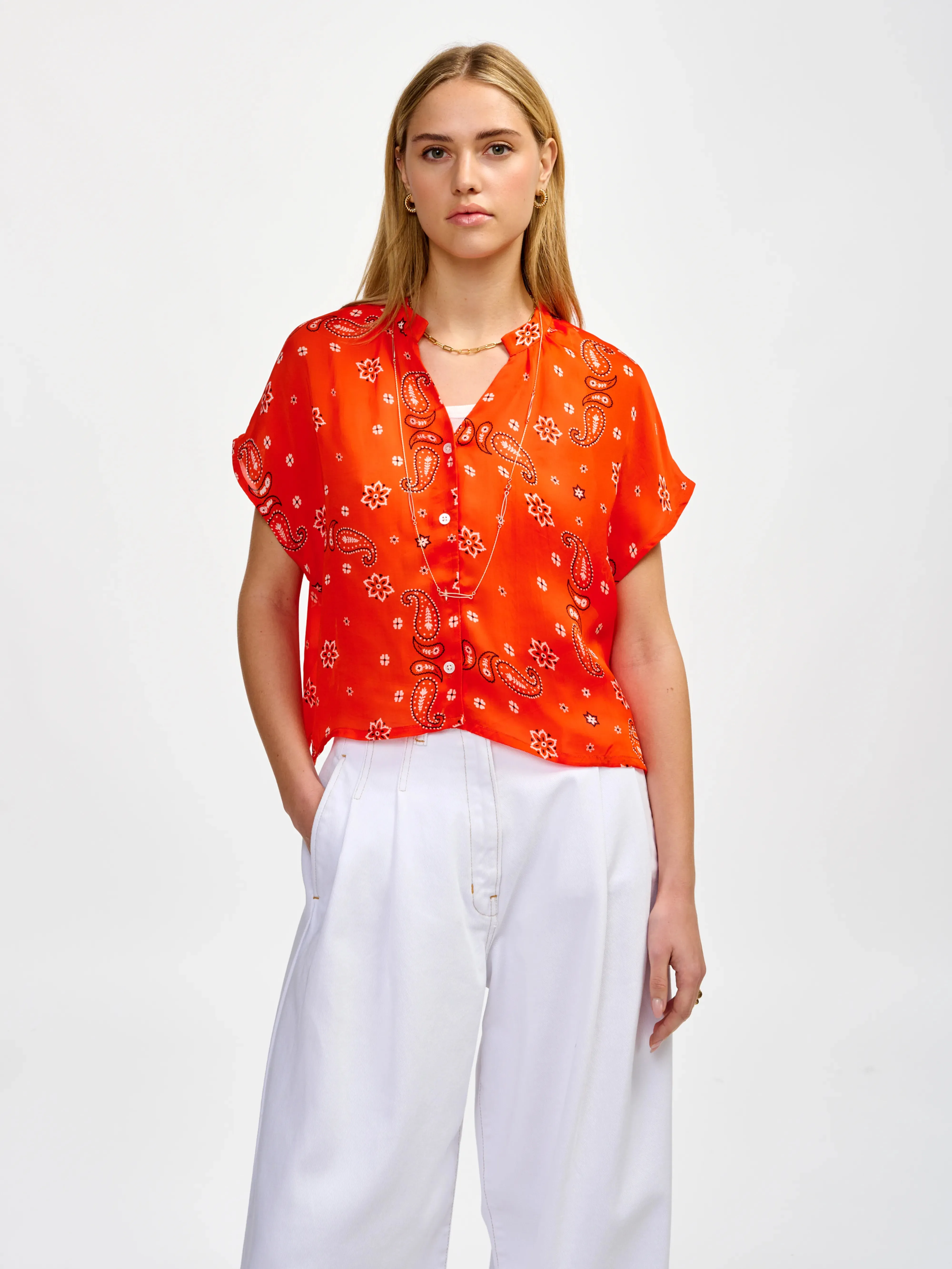 cleo blouse (241 / W / COMBO A) sold by Bellrose product image thumbnail 2