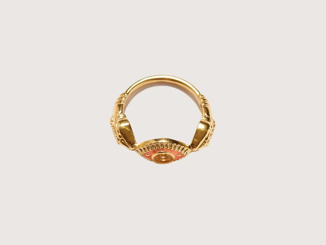 serpent eye ring (241 / W / GOLD) sold by Bellrose