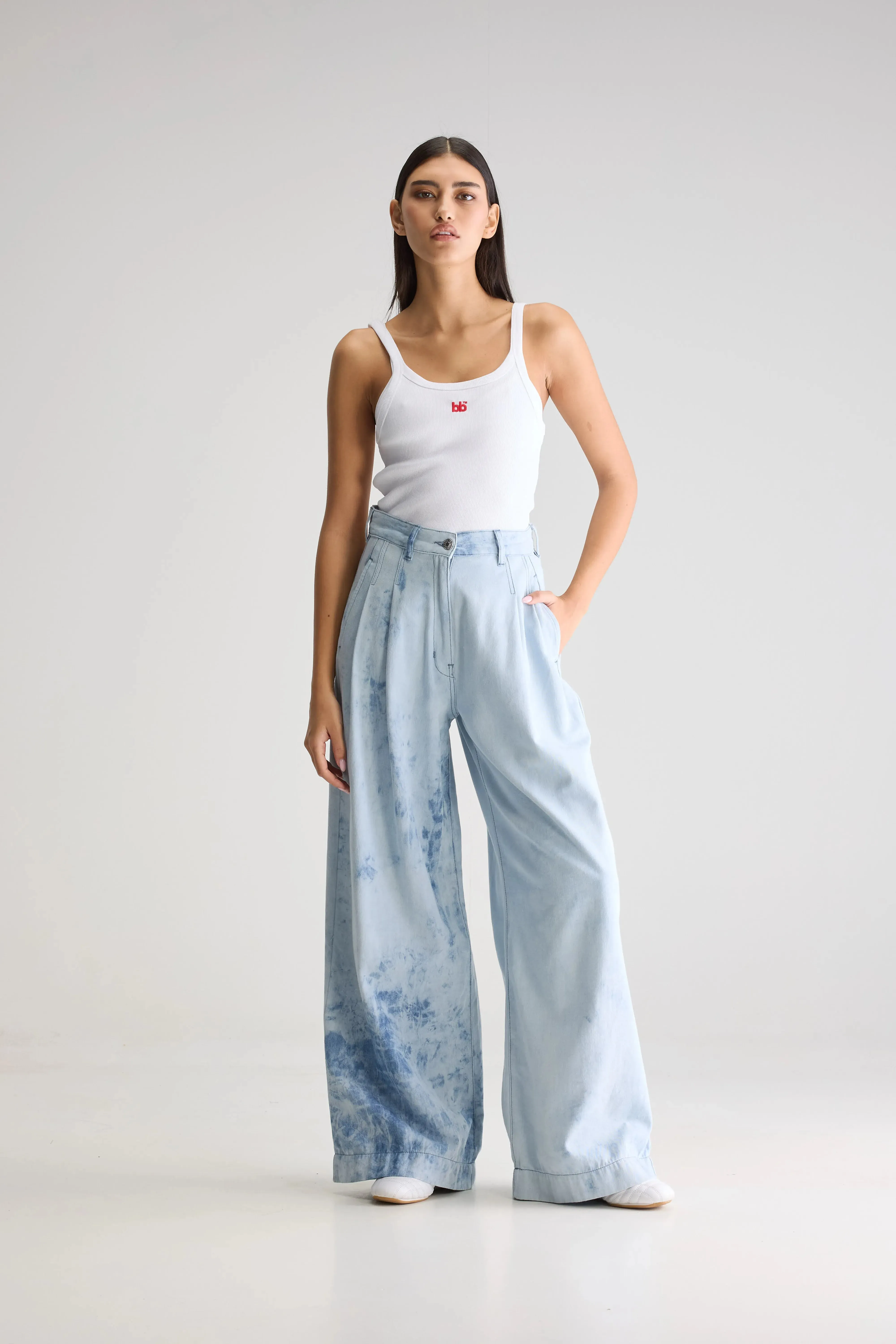 Denim N. 74 super-wide jeans (251 / W / SHADED BLUE) sold by Bellrose product image thumbnail 2