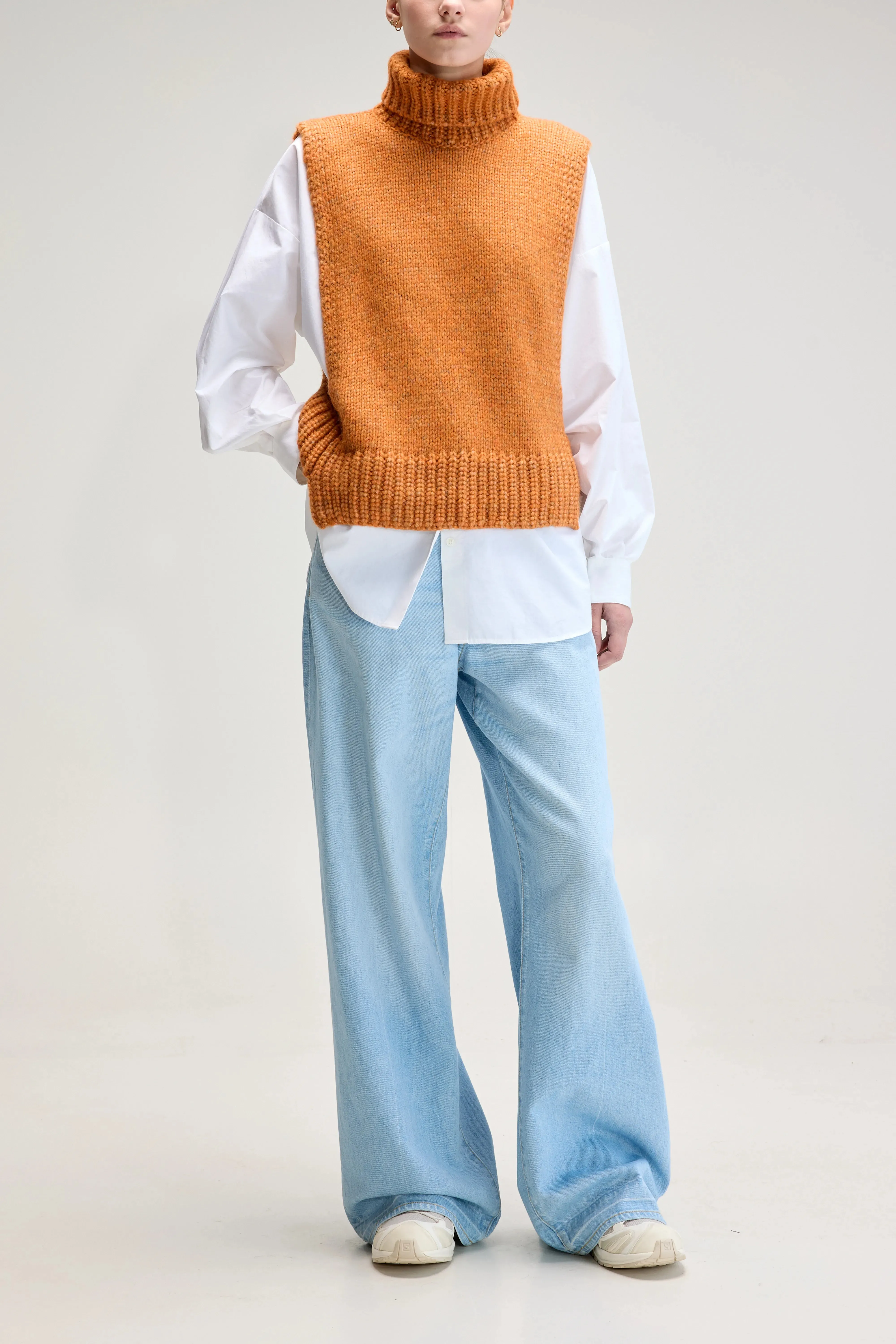 Upcycled Sleeveless Sweater (UPC / W / AUTUMN) sold by Bellrose product image thumbnail 3