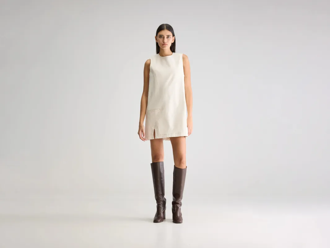 Gapily mini dress (251 / W / NATURAL) sold by Bellrose