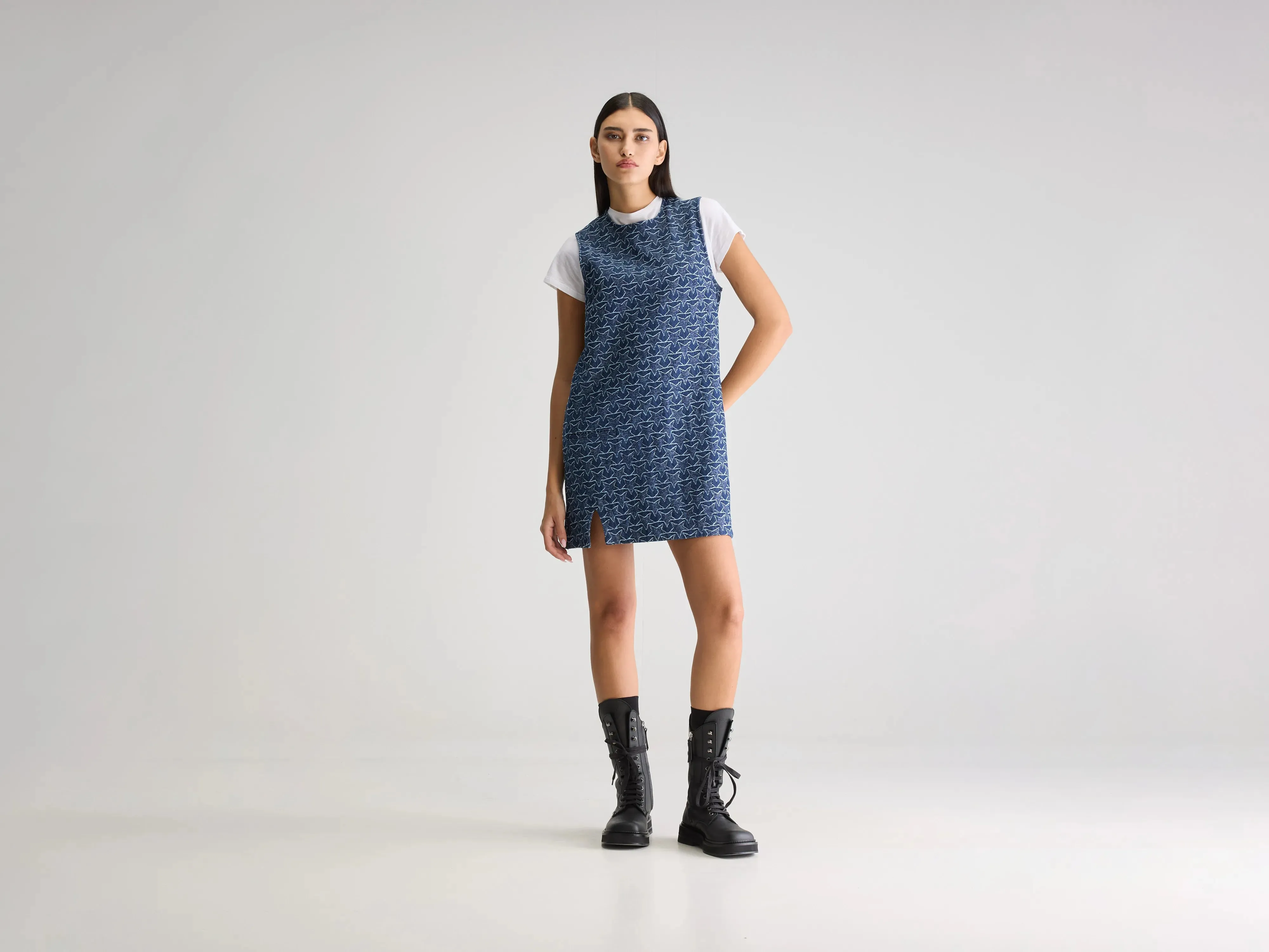 Gapily mini dress (251 / W / RINSE) sold by Bellrose