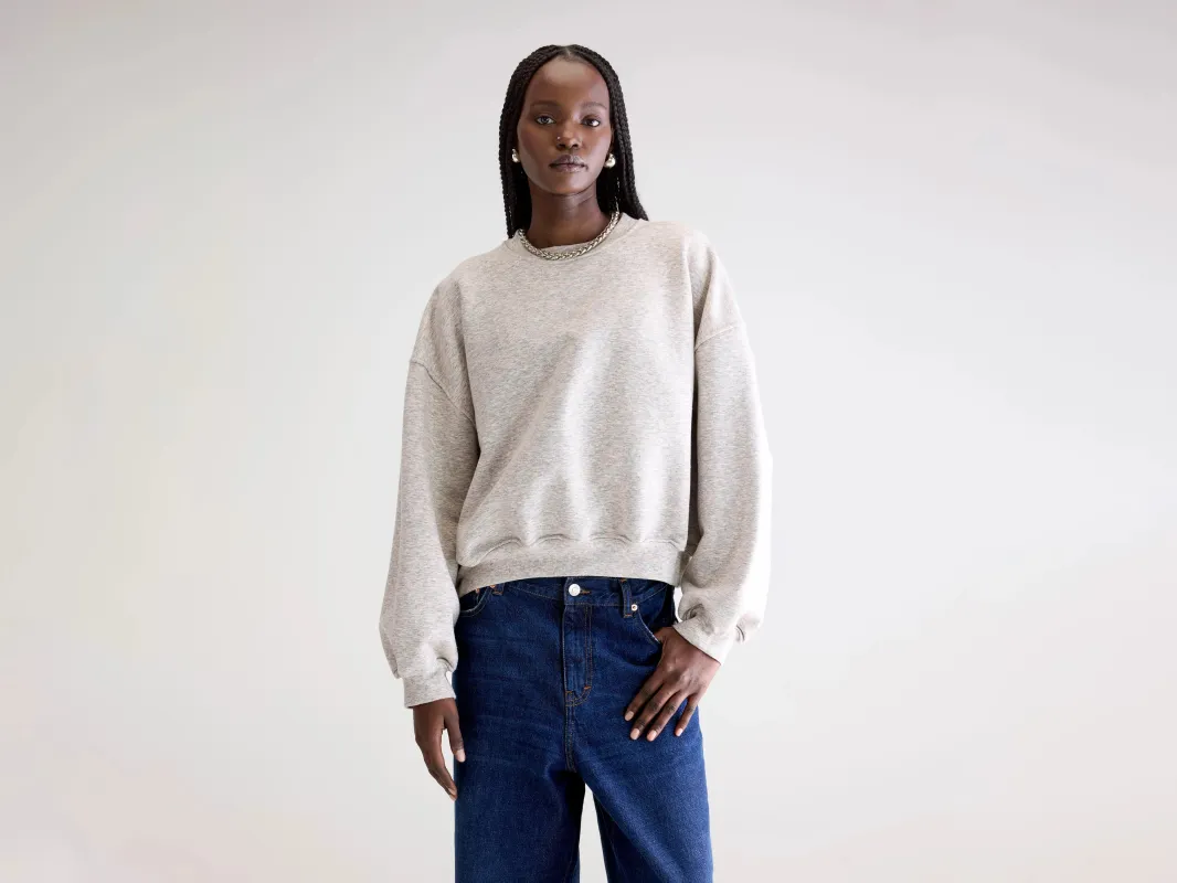 Fancy cropped crewneck sweatshirt (252 / W / COMBO A) made by Bellerose