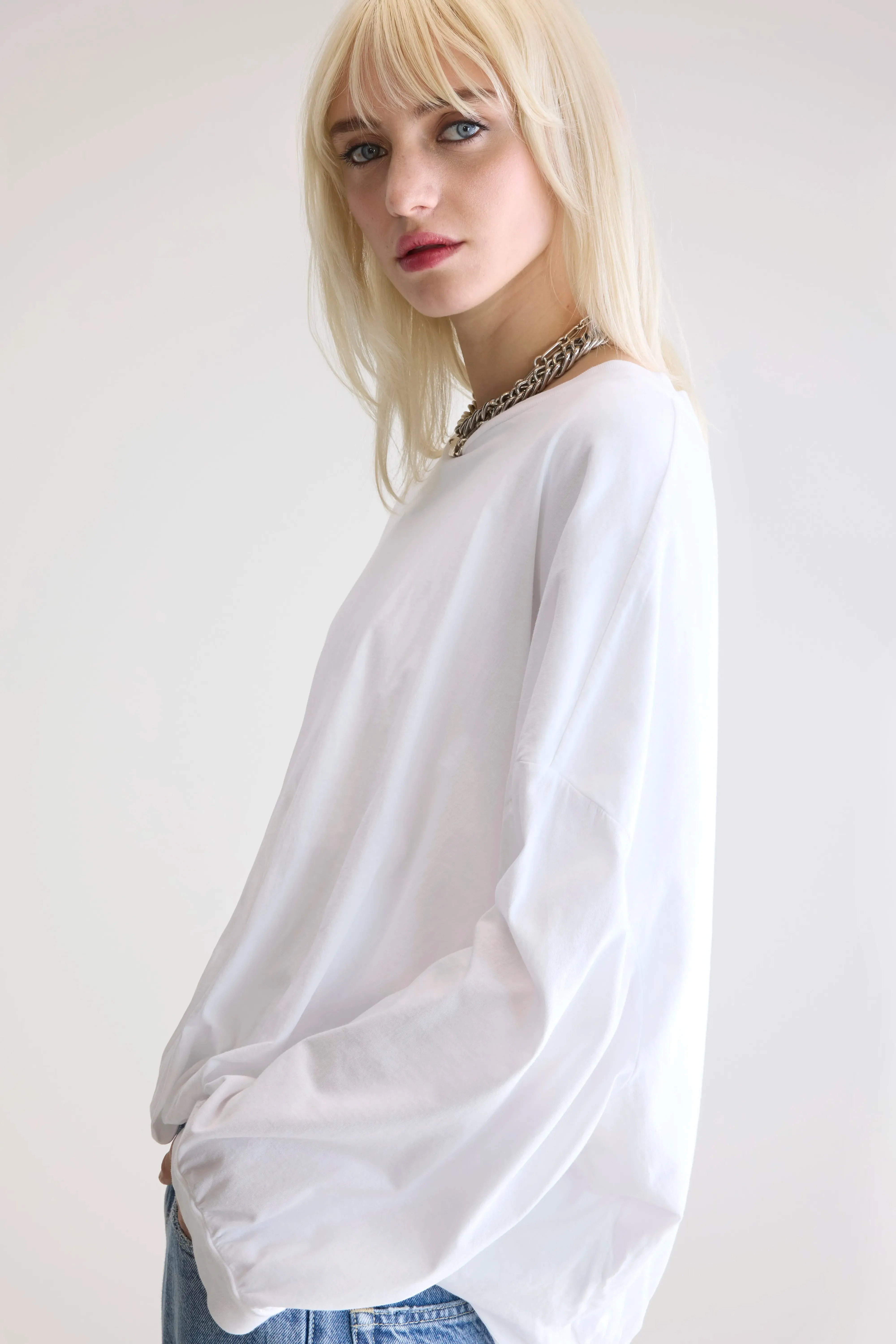 Flam long-sleeve t-shirt (252 / W / WHITE) sold by Bellrose product image thumbnail 5