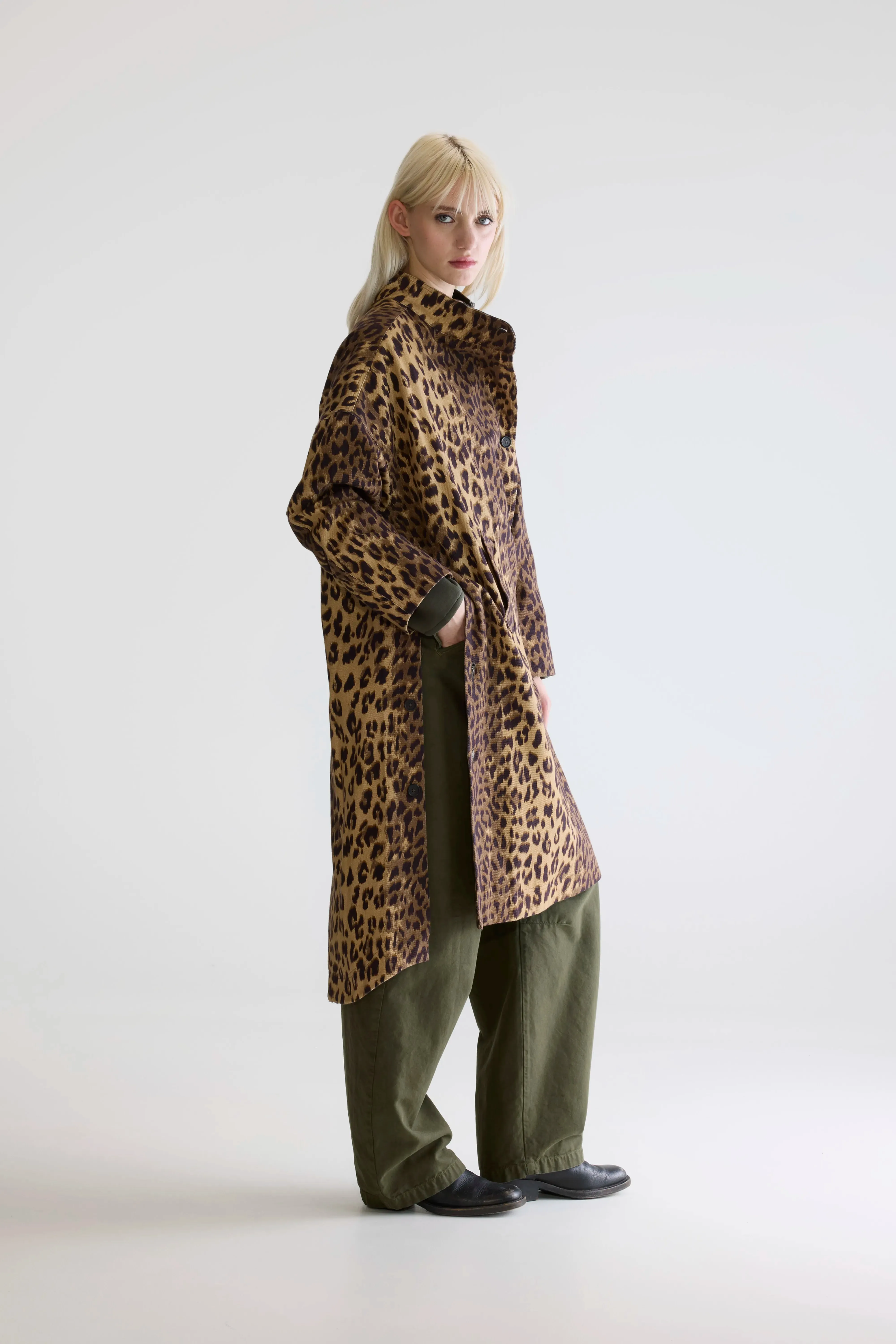 Juttac leopard-print trench (252 / W / COMBO D) sold by Bellrose product image thumbnail 4