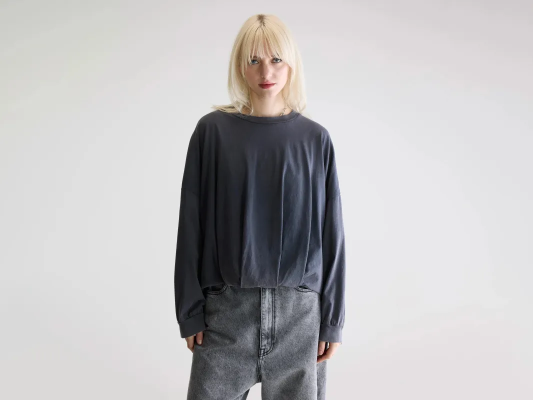 Flam long-sleeve t-shirt (252 / W / BLACK BEAUTY) sold by Bellrose