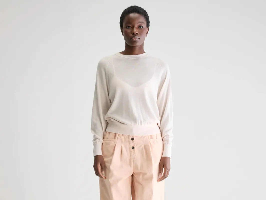 Delen classic crewneck sweater (252 / W / IVORY) sold by Bellrose