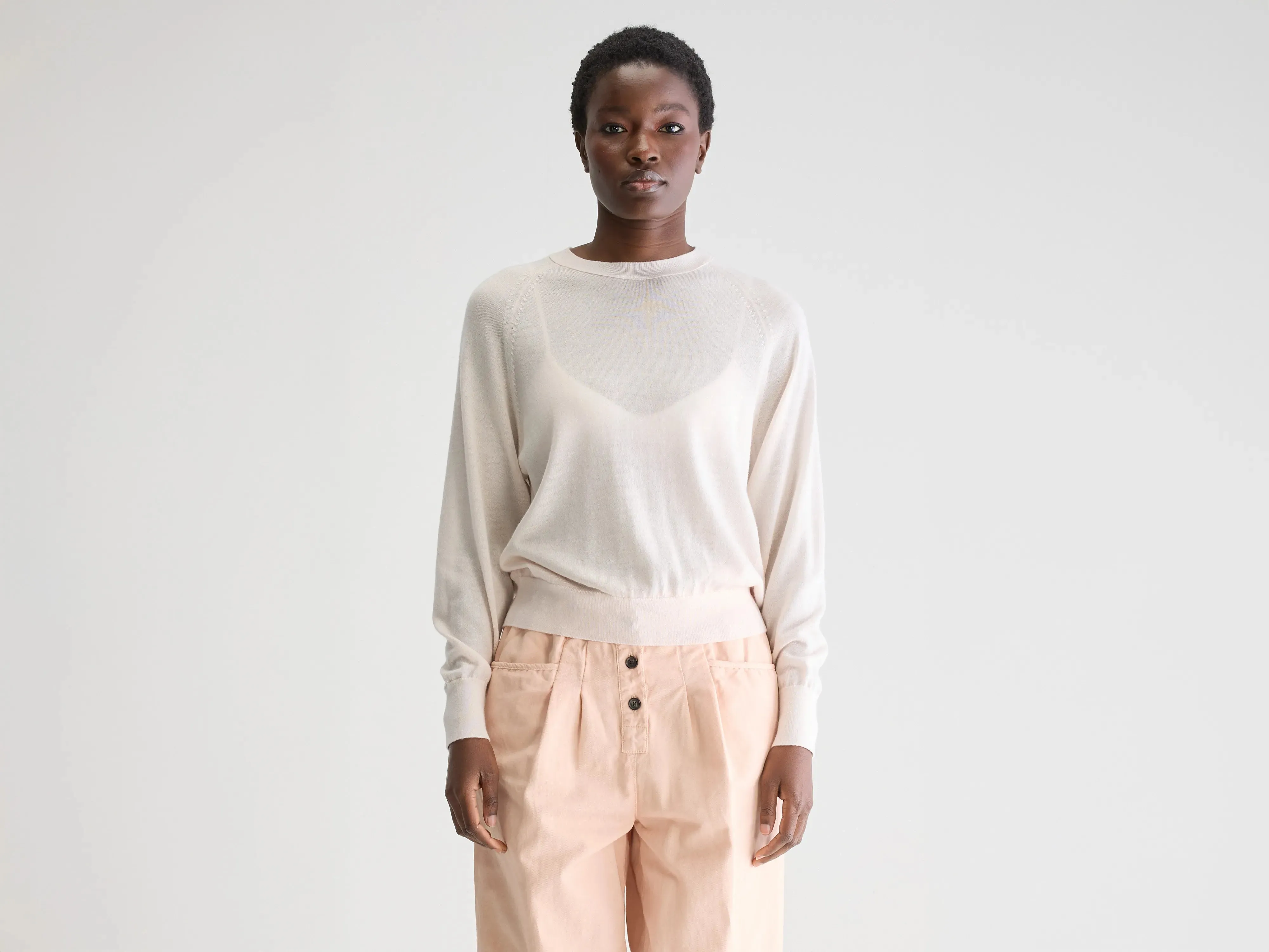 Delen classic crewneck sweater (252 / W / IVORY) sold by Bellrose