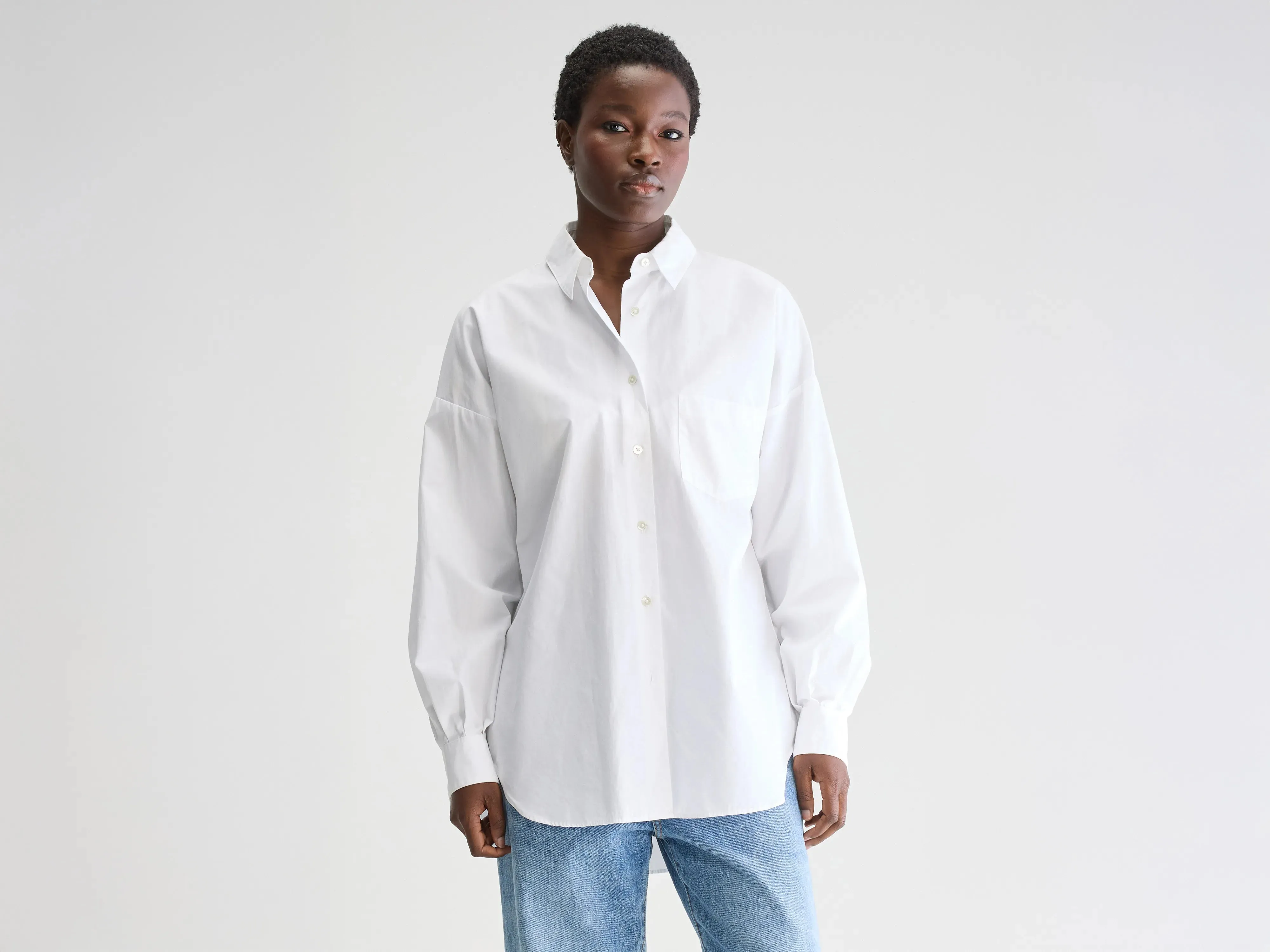 Giorgia poplin shirt (252 / W / WHITE) sold by Bellrose