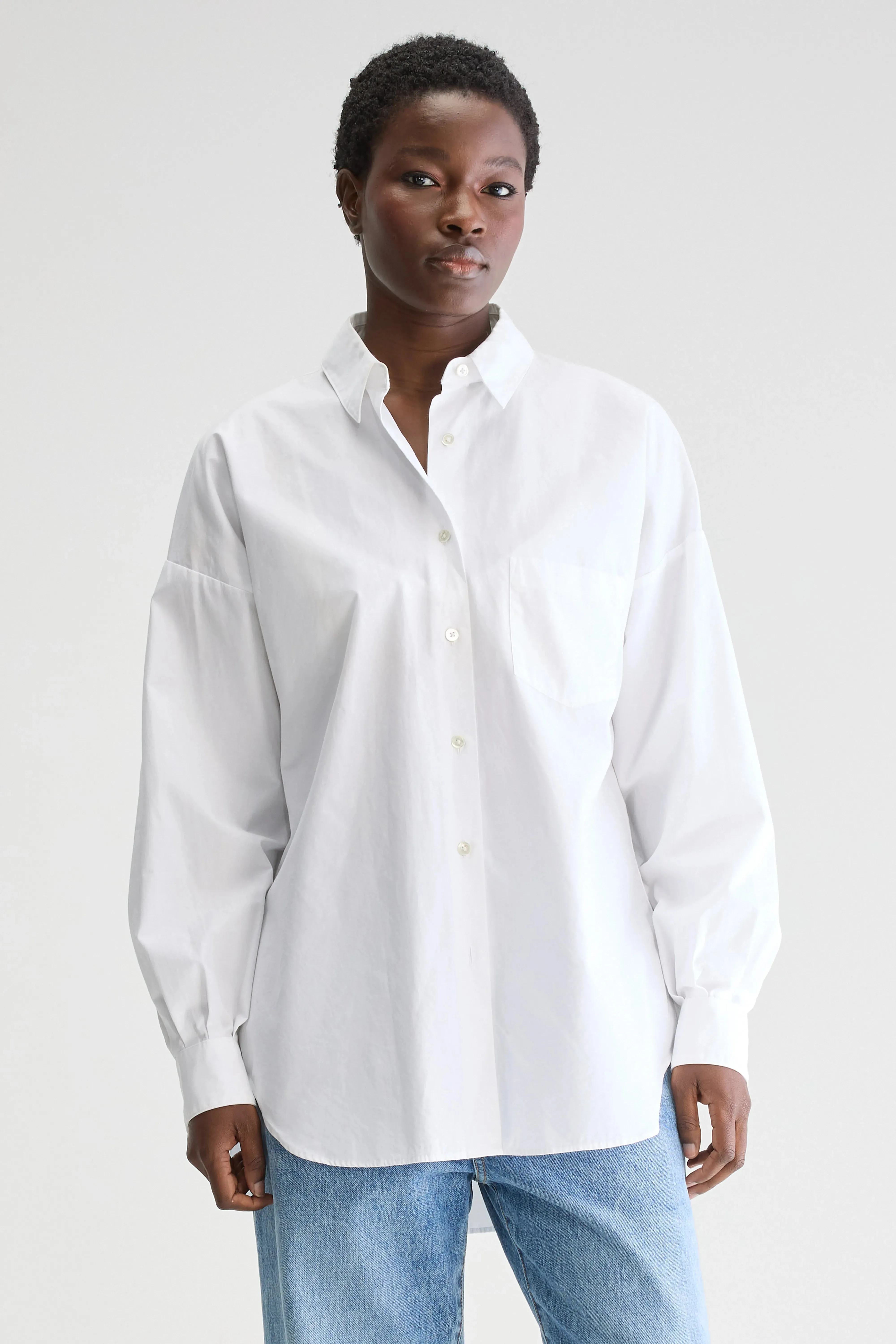Giorgia poplin shirt (252 / W / WHITE) sold by Bellrose product image thumbnail 2