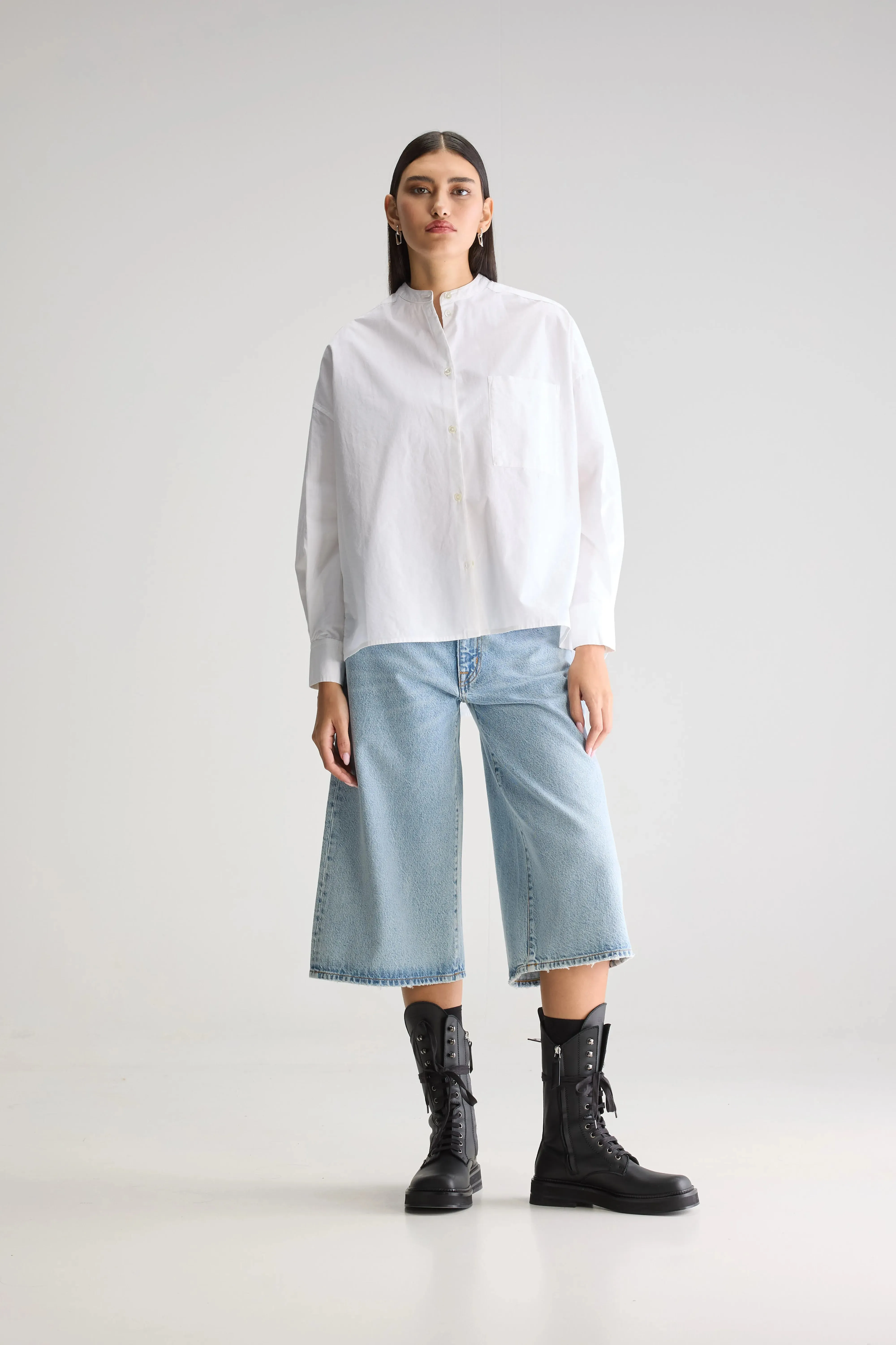 Gorky poplin shirt (252 / W / WHITE) sold by Bellrose product image thumbnail 3