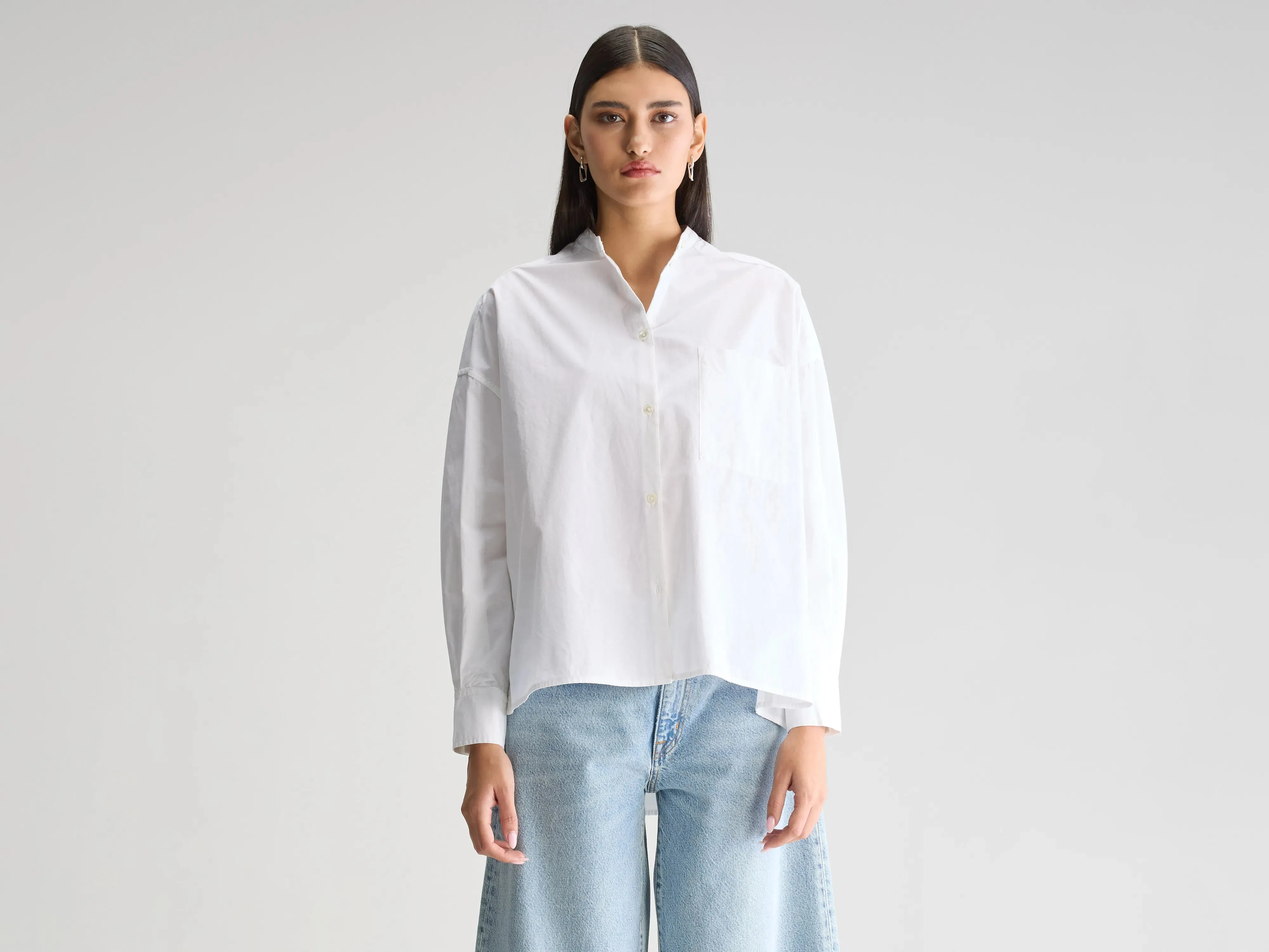 Gorky poplin shirt (252 / W / WHITE) sold by Bellrose