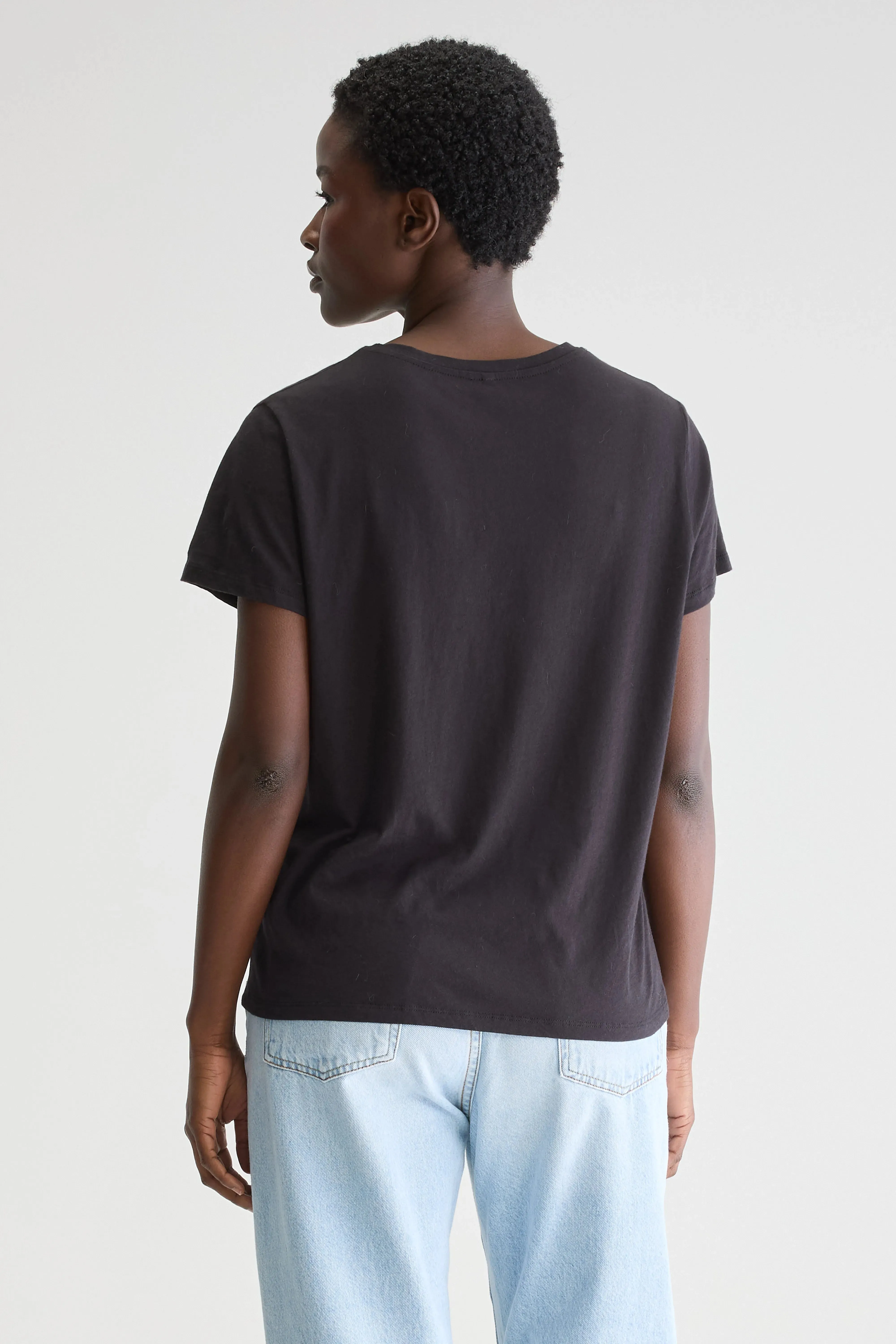 Covi short-sleeve t-shirt (252 / W / OFF BLACK) sold by Bellrose product image thumbnail 4